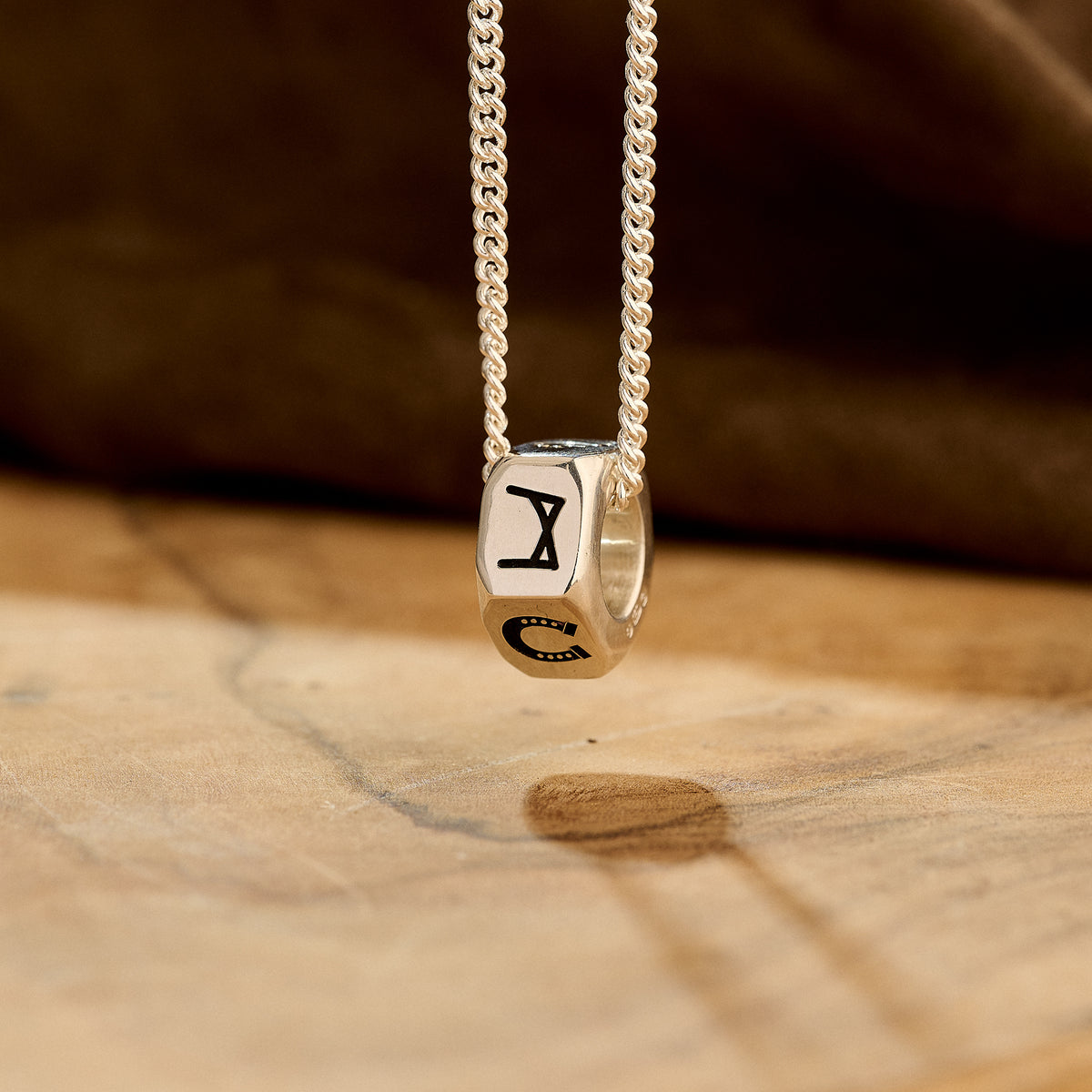 Craft Your Journey - Sterling Silver Traveller Necklace with Runes