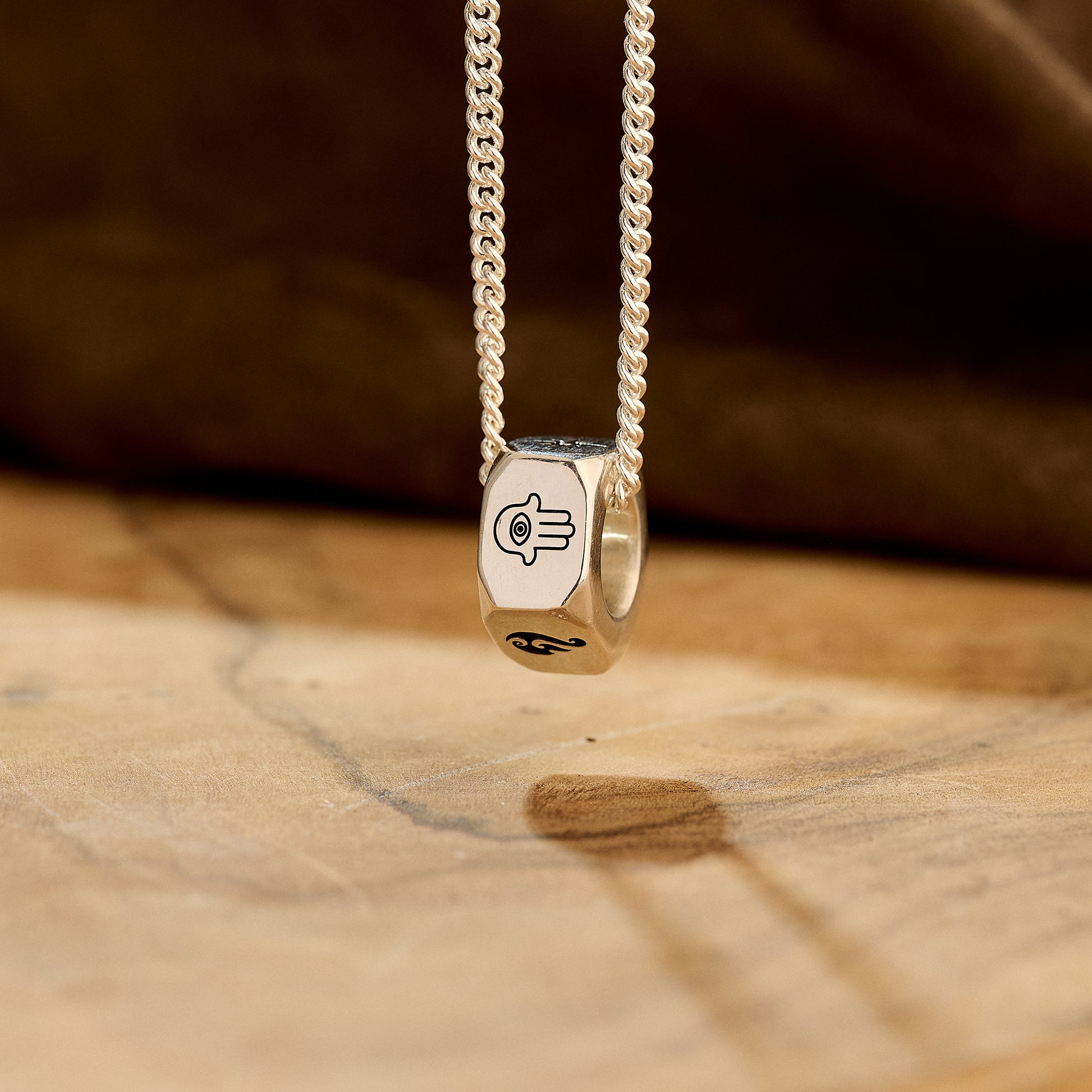 silver custom travel symbols mens necklace travel gift alternative saint christopher
