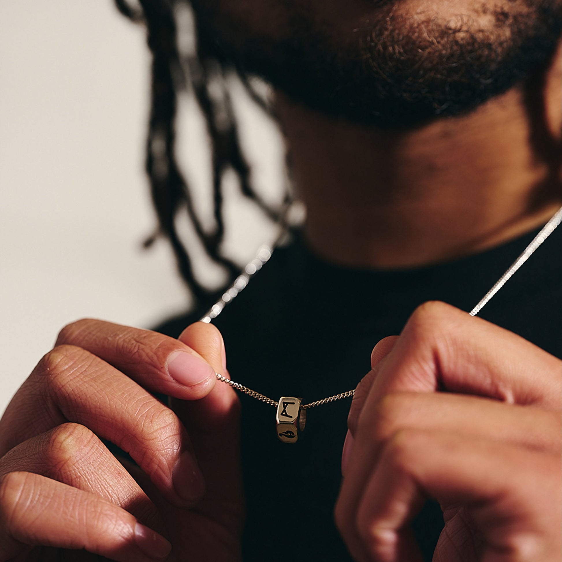 unique lucky travel symbols personalized mans necklace