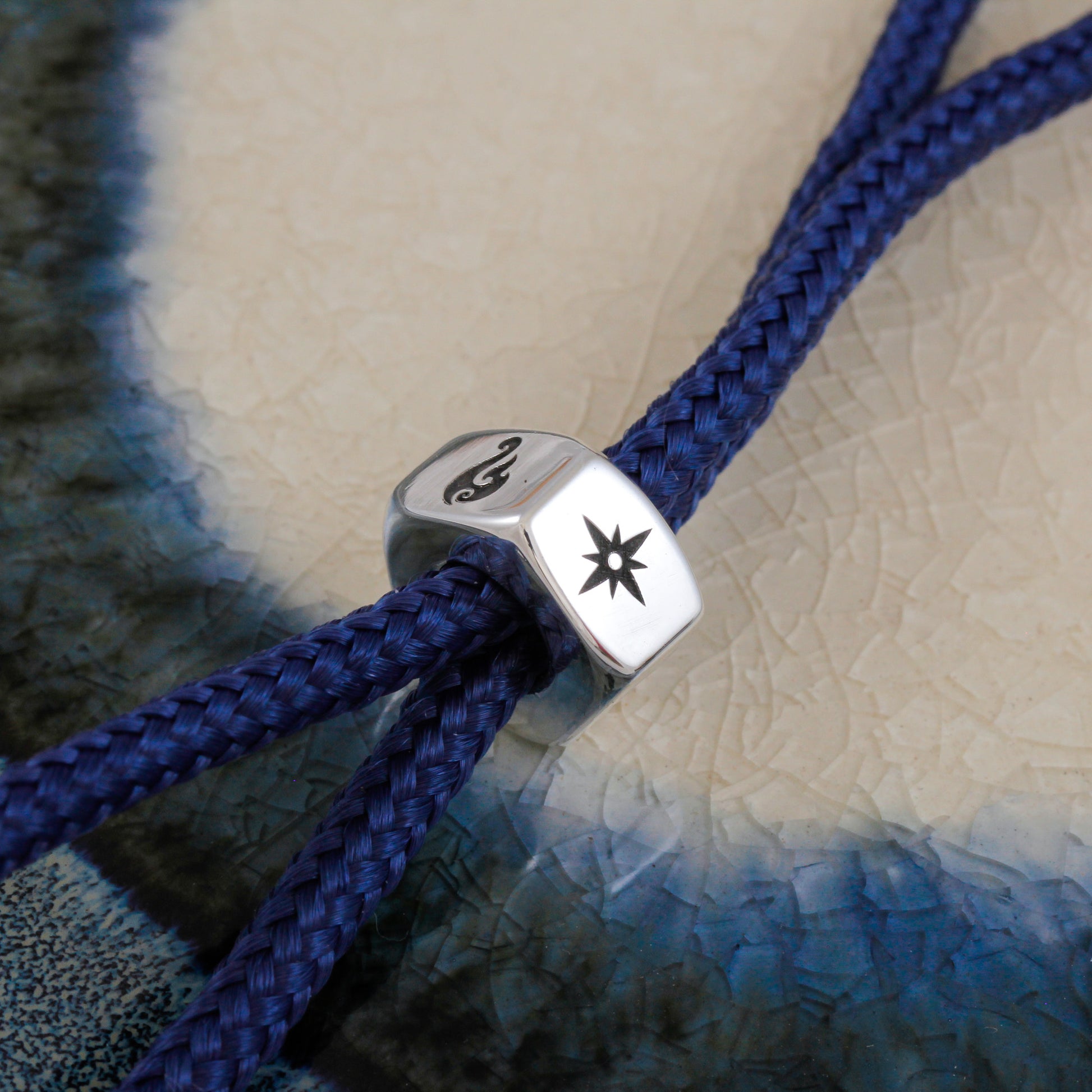 engraved silver traveller backpack charm