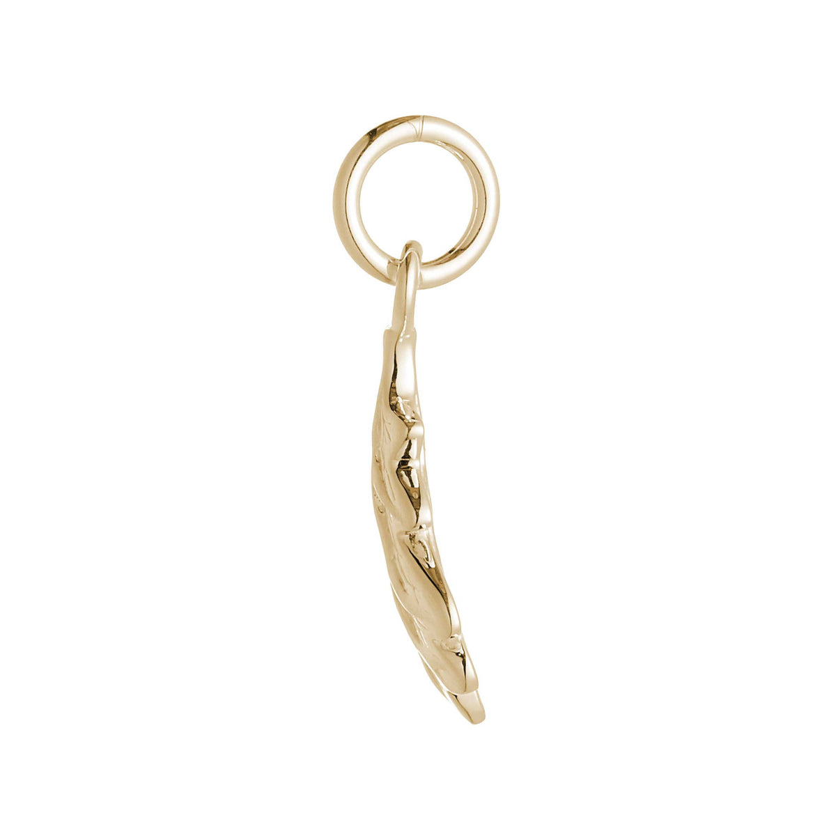 Solid gold acorn oak leaf charm Scarlett Jewellery