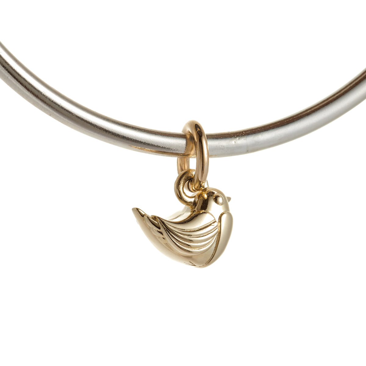 Robin Gold &amp; Silver Bangle