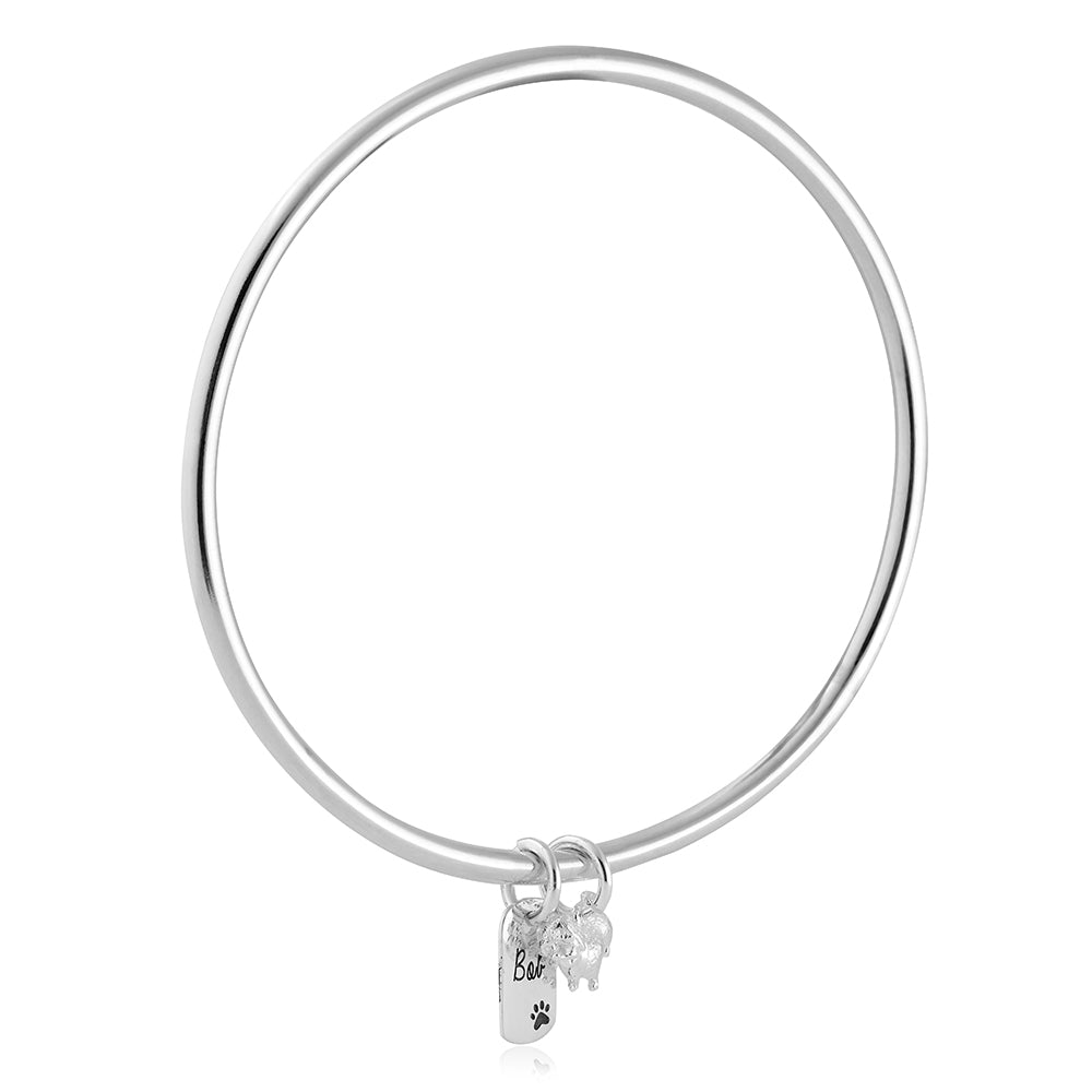 shih tzu silver charm bangle dog jewellery scarlett jewellery original dog charms