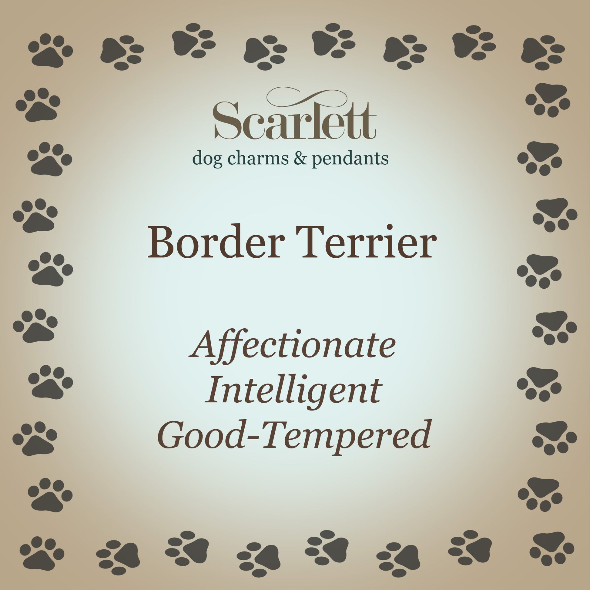 solid gold border terrier charm scarlett jewellery Brighton UK unique jewellery gifts for dog owners as seen at Chelsea Flower Show