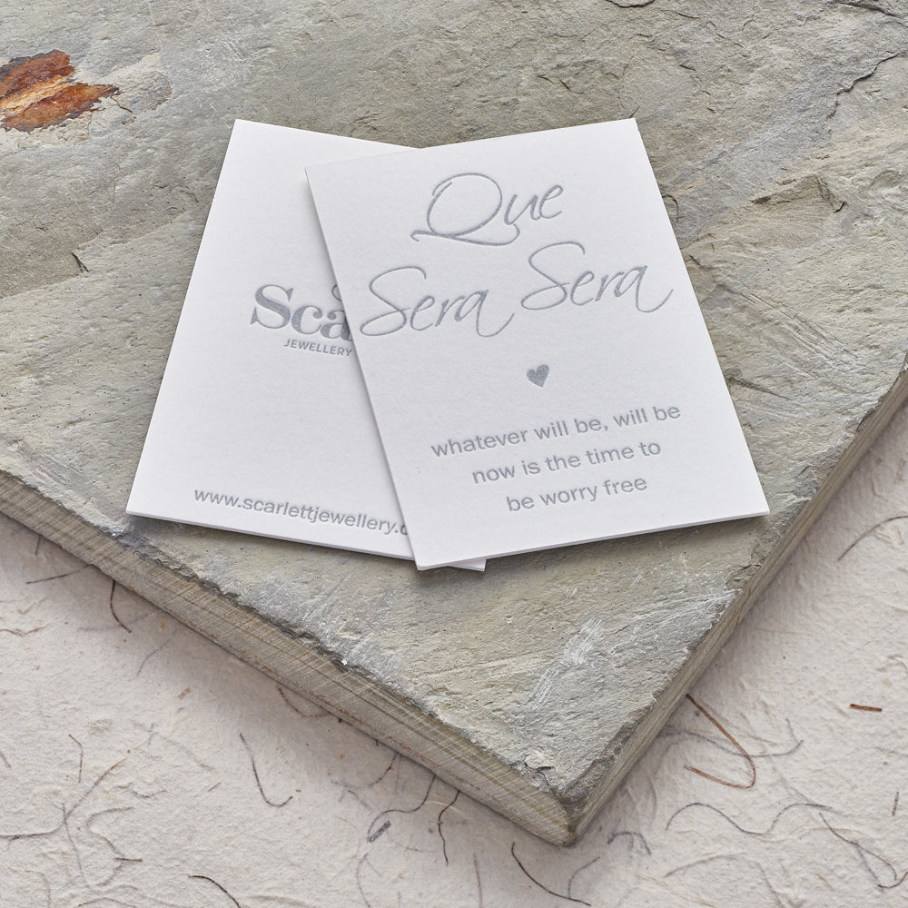 Que sera collection worry bead mindfulness jewellery Scarlett