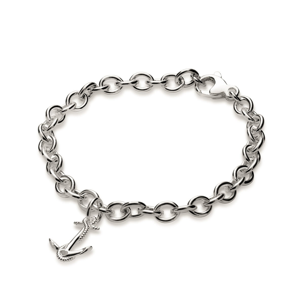 Anchor silver charm bracelet nautical jewelry Scarlett Jewellery Brighton