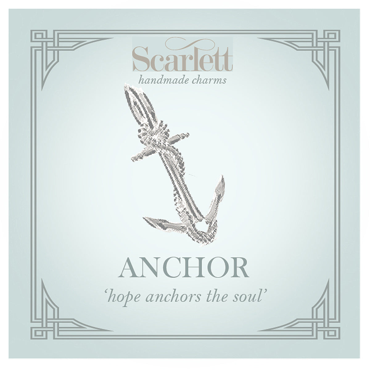 Anchor Silver Charm