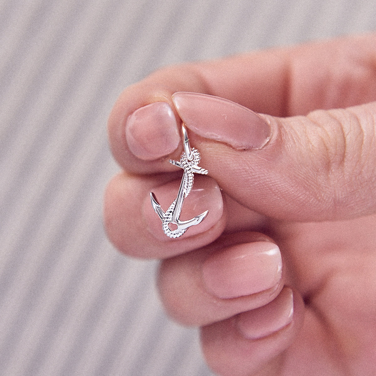 Anchor silver charm nautical jewelry Scarlett Jewellery Brighton
