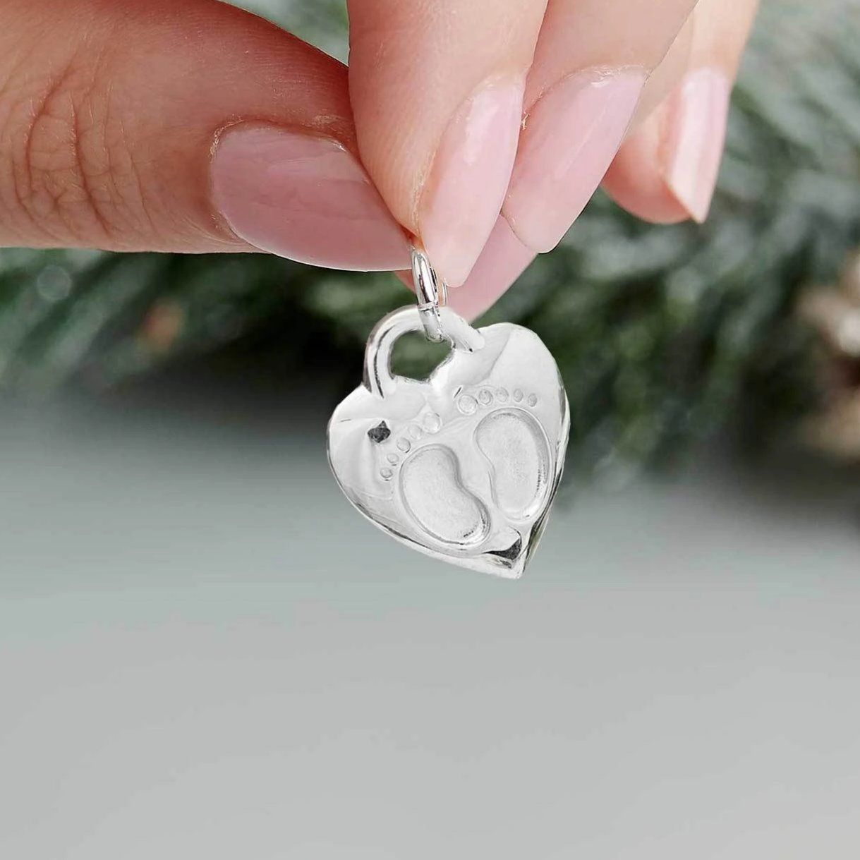Adorable Baby Footprint Symbol Charm - Scarlett Jewellery