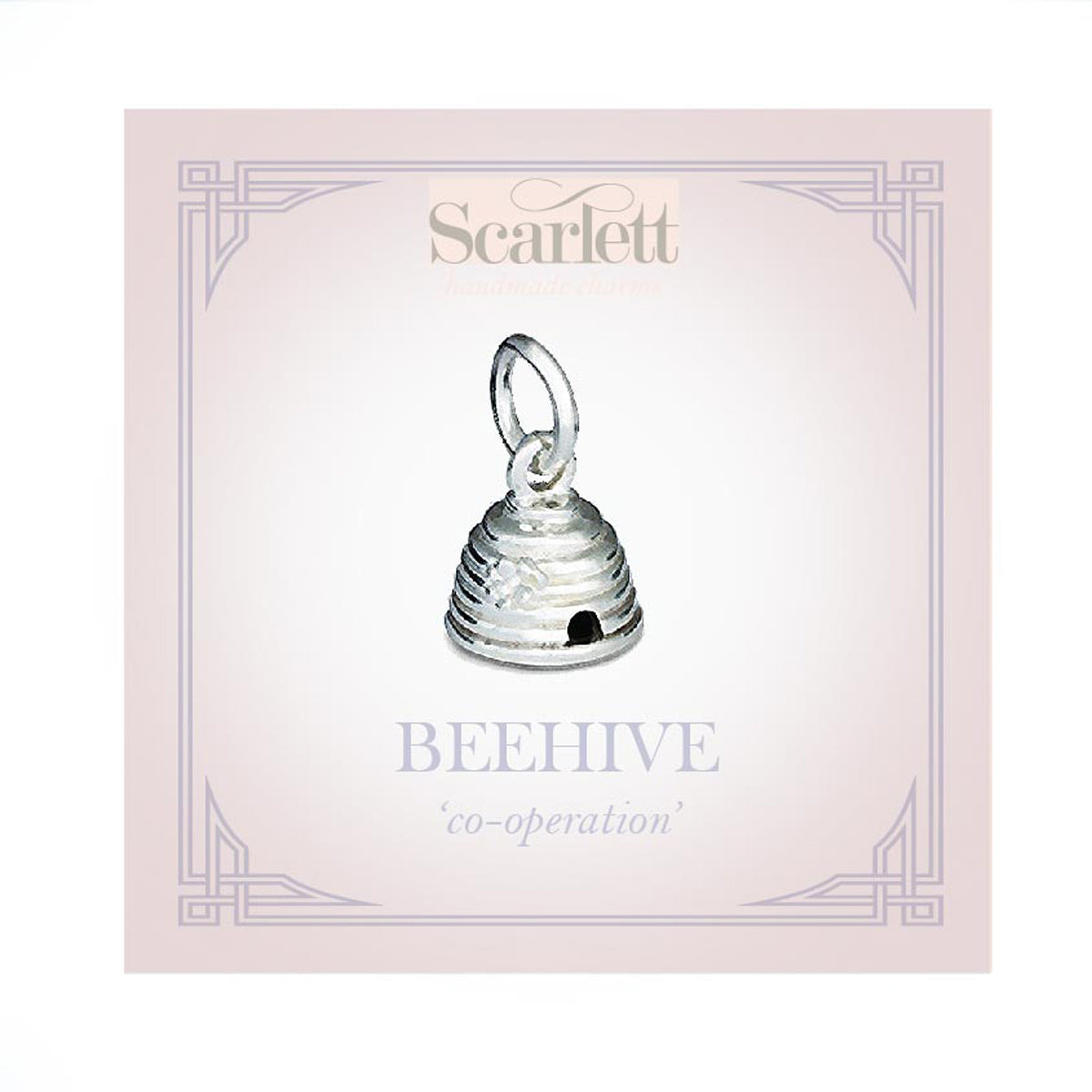 Beehive Silver Charm from Scarlett Jewellery