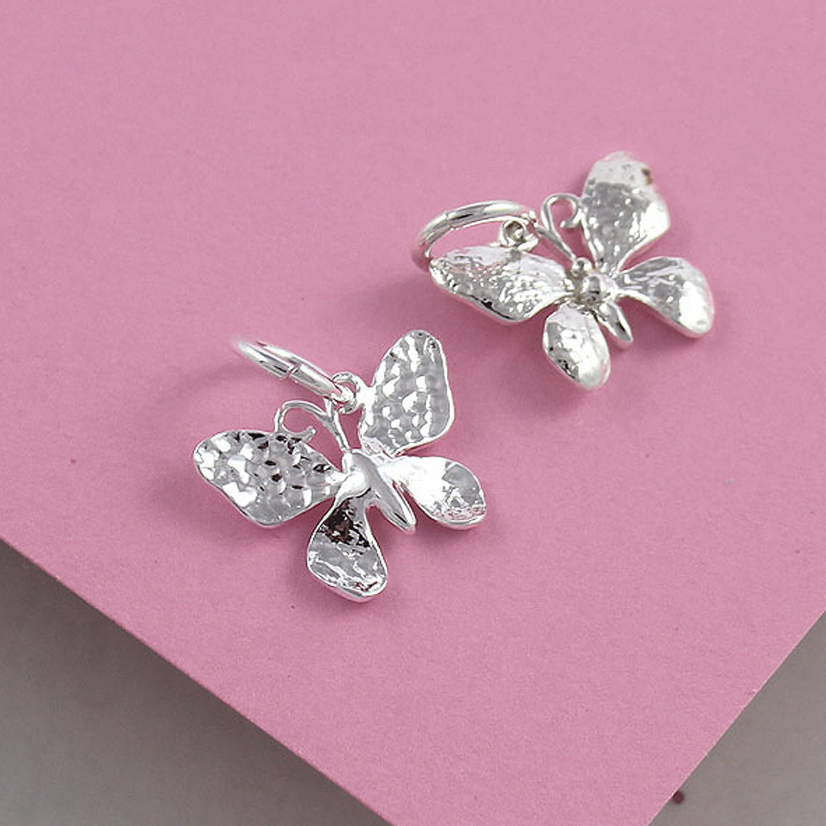 Butterfly Silver Charm For Bracelets and Necklaces from Scarlett Jewellery UK