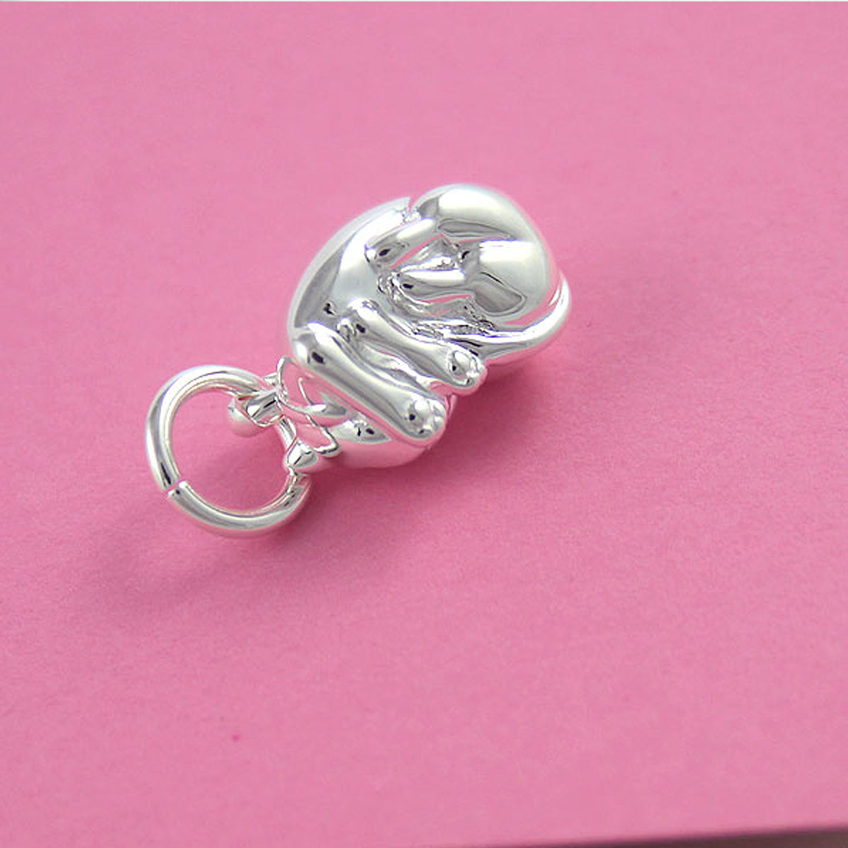 Cat Sterling Silver Charm for bracelet or necklace from Scarlett Jewellery