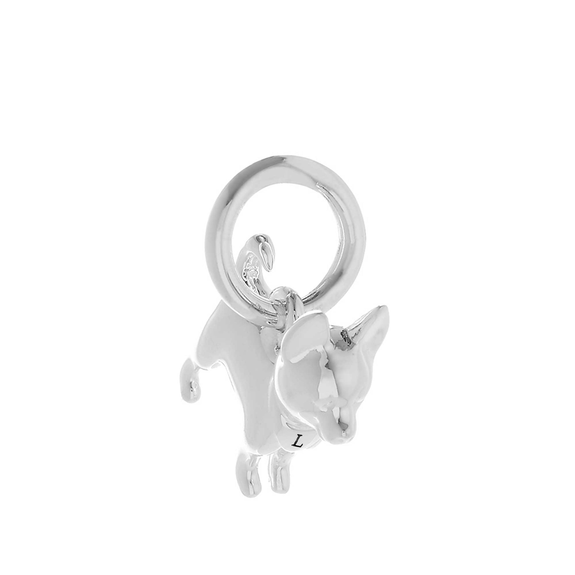 Chihuahua dog breed solid sterling silver dog charm for bracelet Scarlett Jewellery Ltd