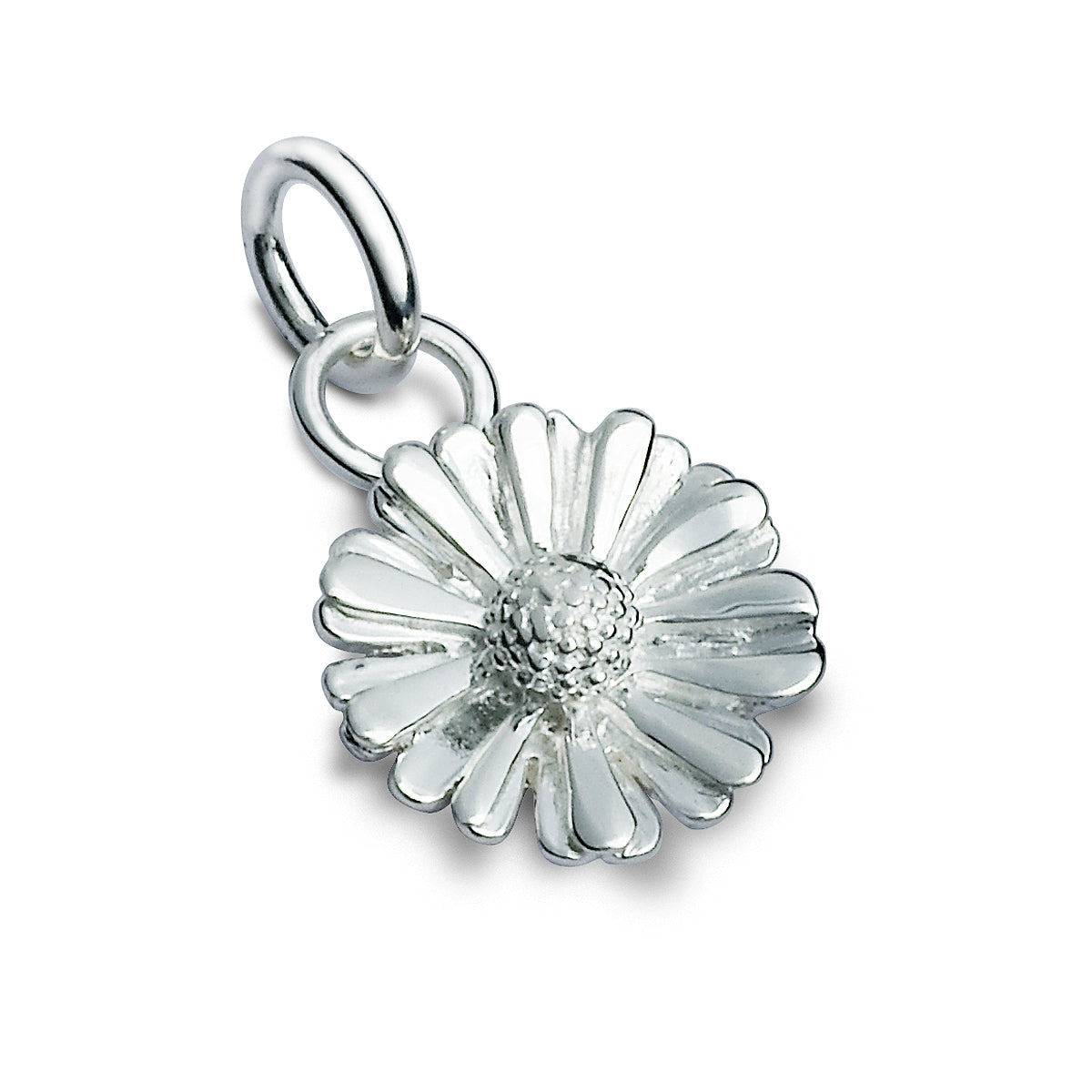 Silver Daisy Charm For Bracelet or Necklace