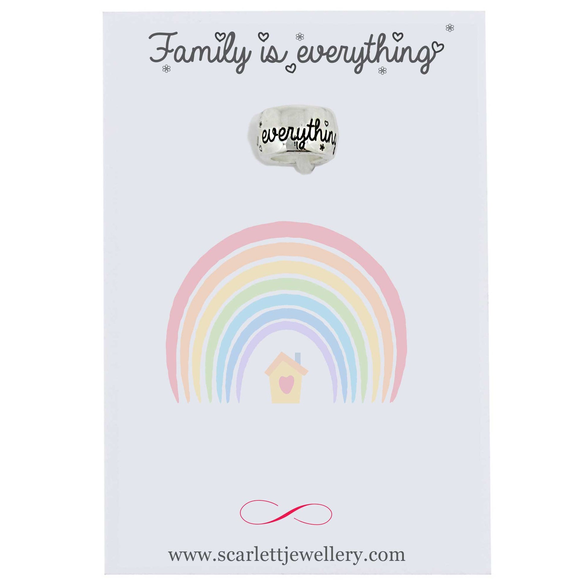 family is everything limited edition silver mojo charm bead 2020 covid family lockdown