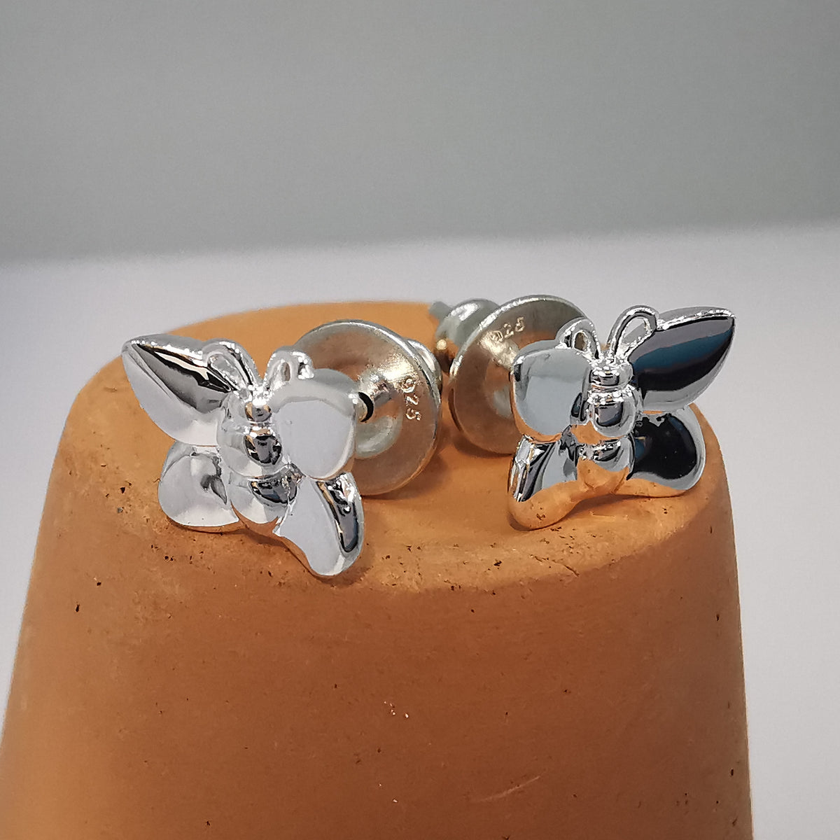 tiny butterfly flutterby studs scarlett jewellery earrings