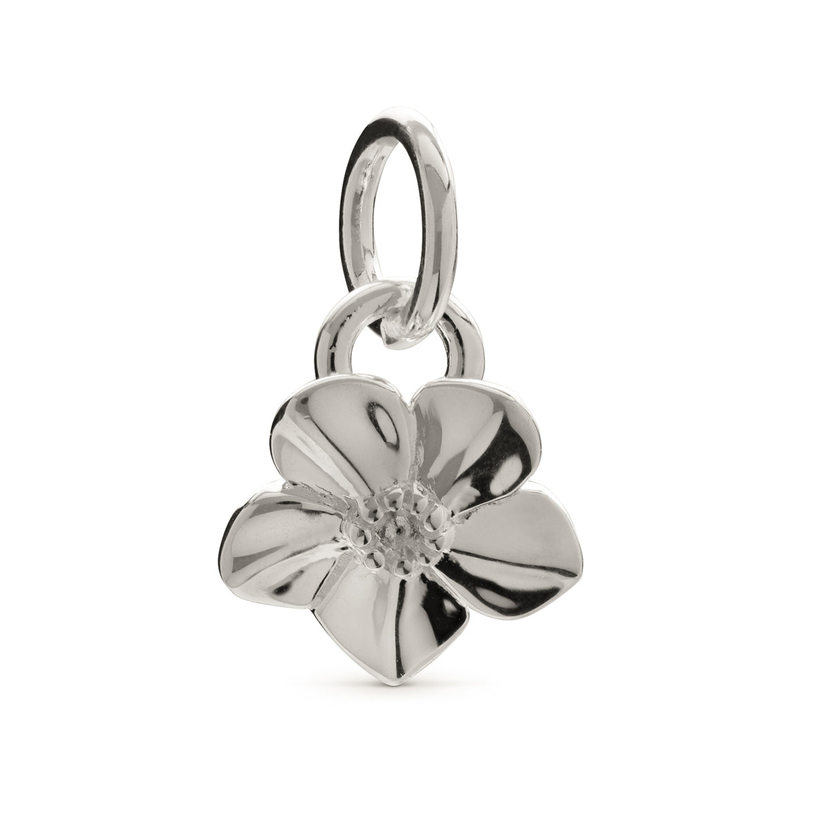 Forget-Me-Not Flower Silver Charm Scarlett Jewellery