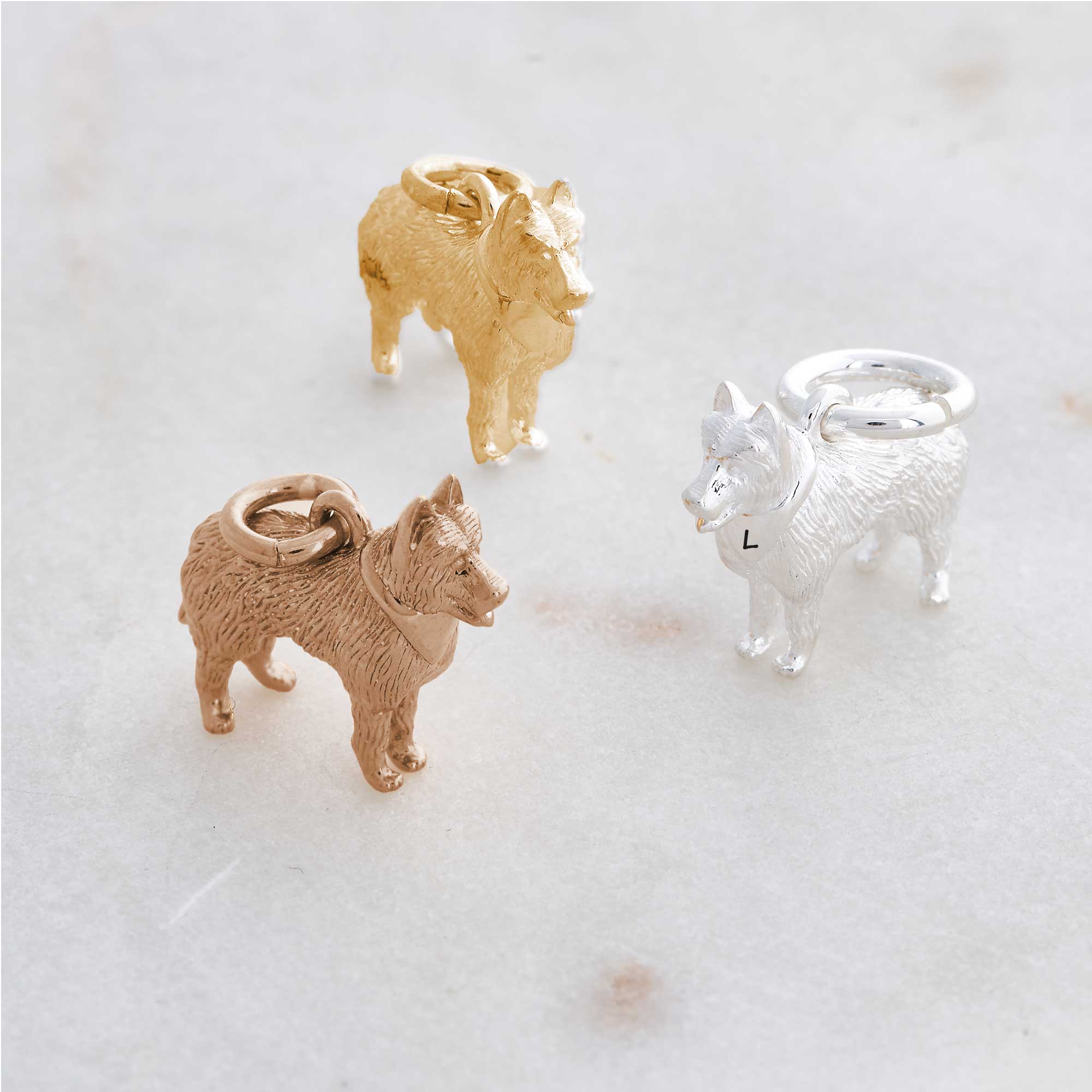 german shepherd alsatian charms