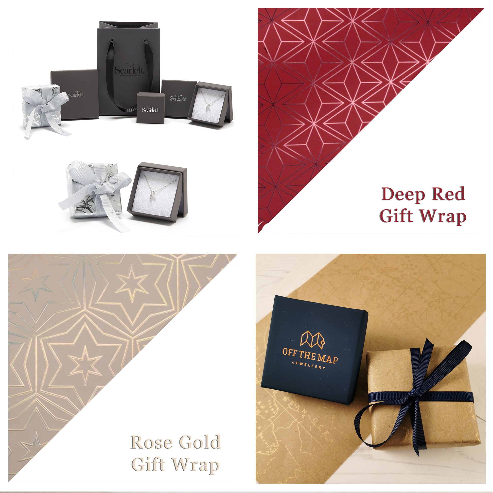 Scarlett Jewellery Off The Map Gift Wrap