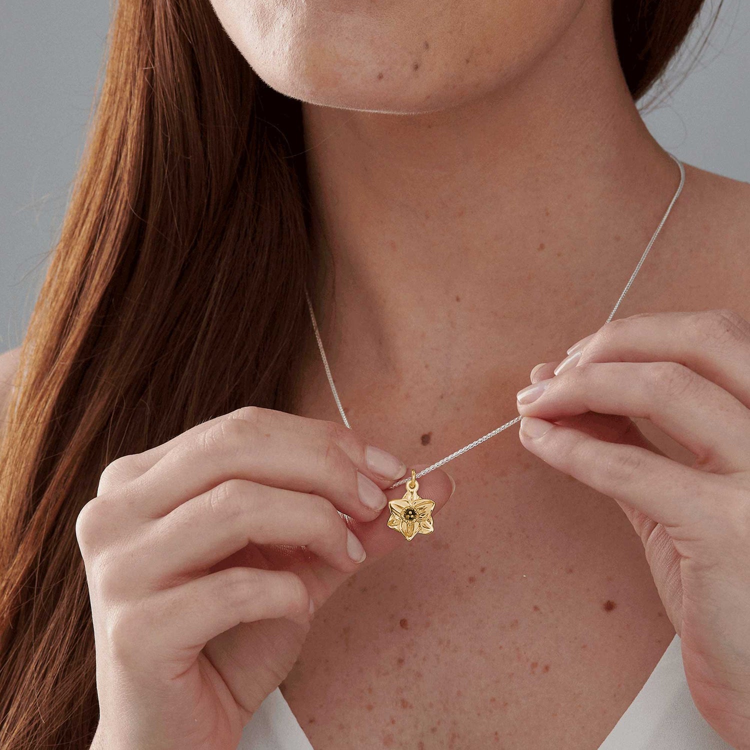 march birth flower charm daffodil narcissus jonquil