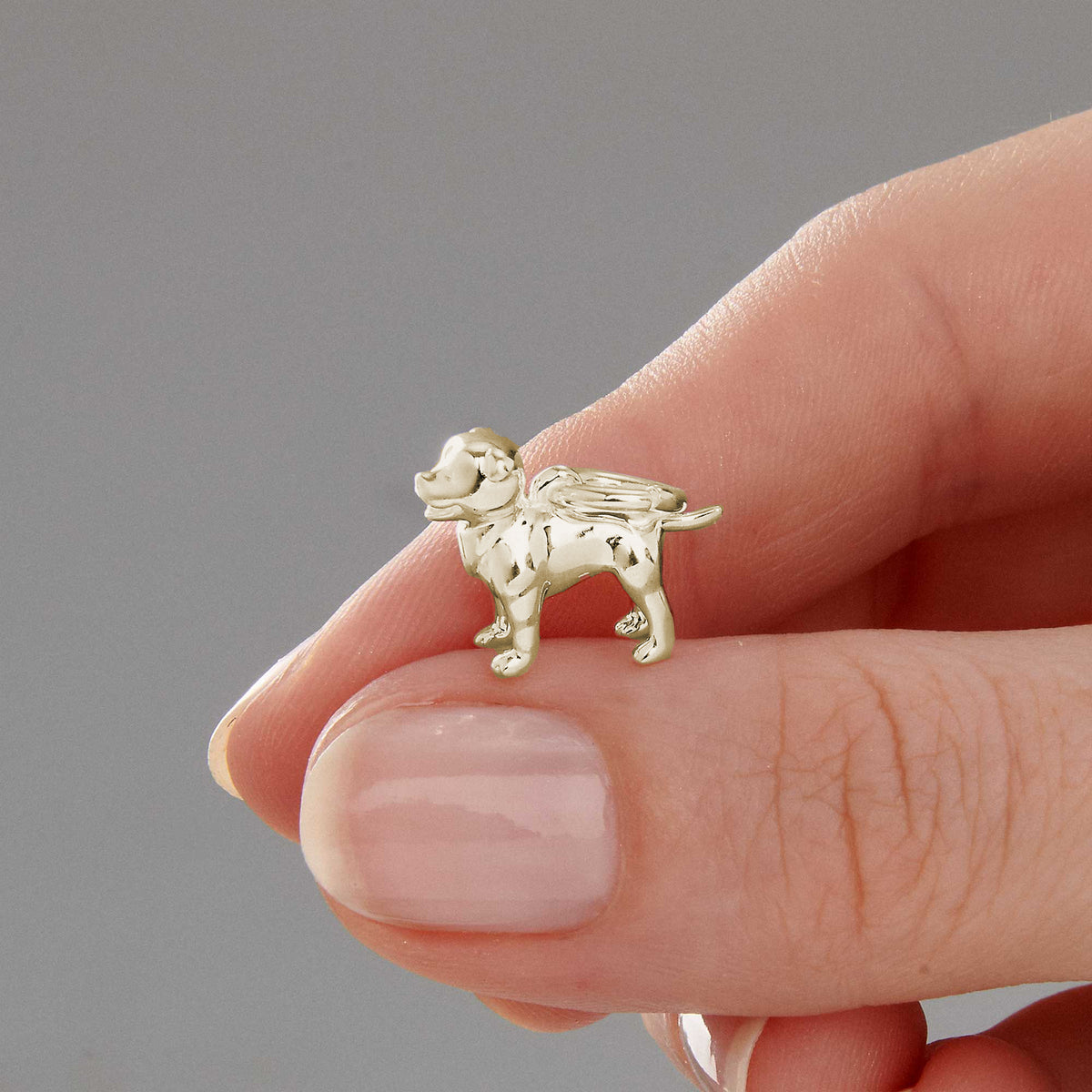 solid 9ct gold staffordshire bull terrier staffy dog charm scarlett jewellery