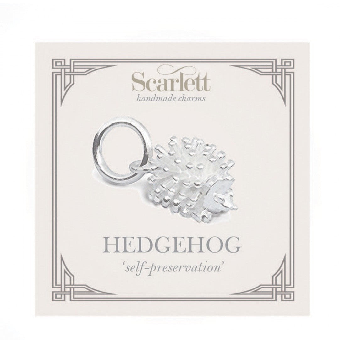 Hedgehog bracelet charm for traditional and fits pandora by Scarlett Jewellery