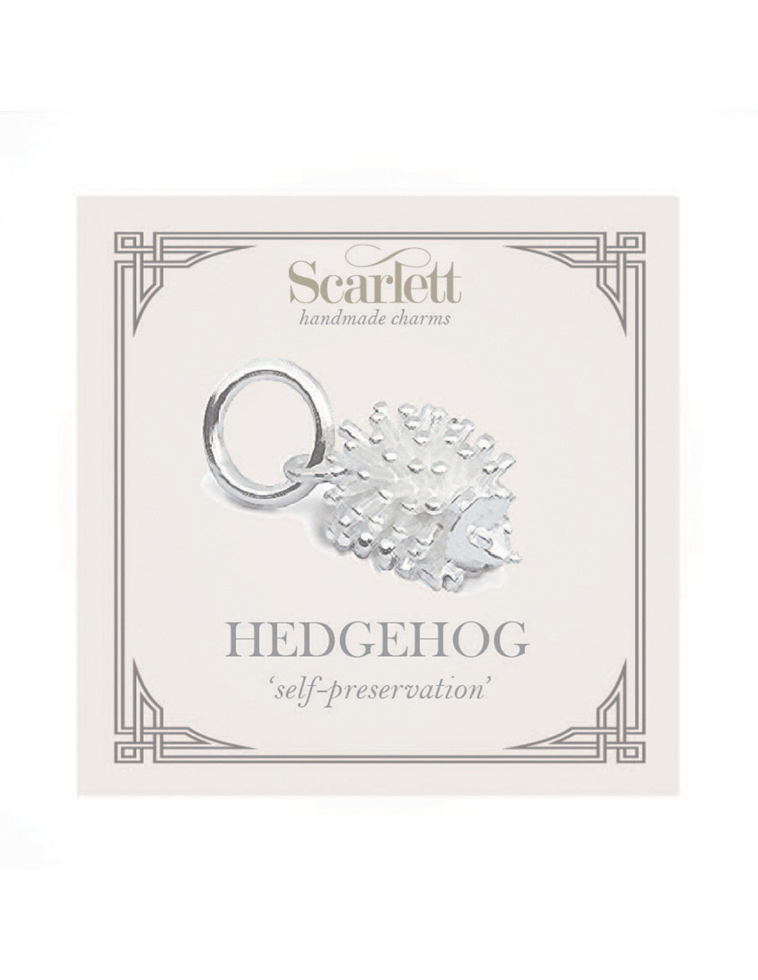 Hedgehog bracelet charm for traditional and fits pandora by Scarlett Jewellery