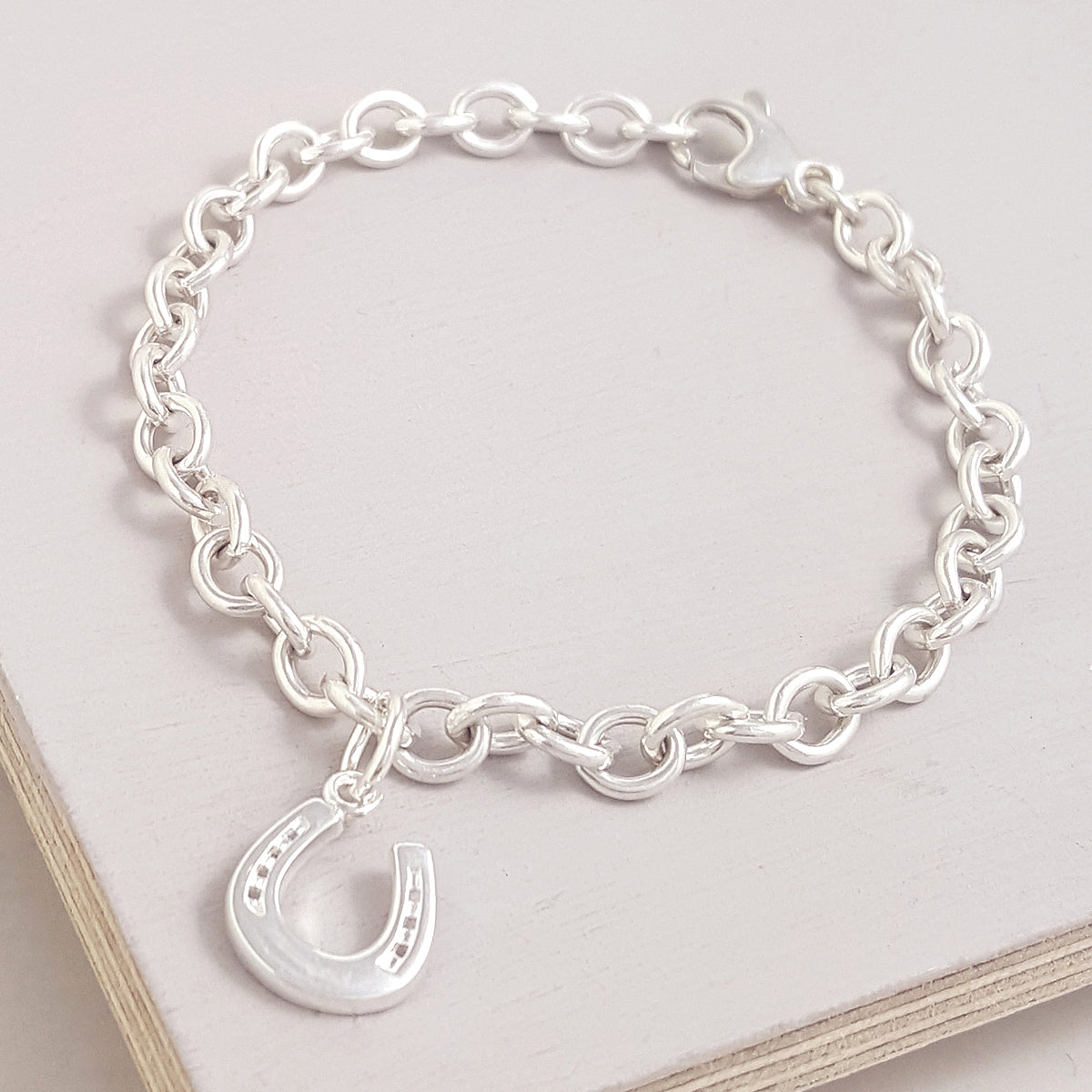 A good luck charm in solid sterling silver - fits all charm bracelets and makes a delicate lucky necklace.