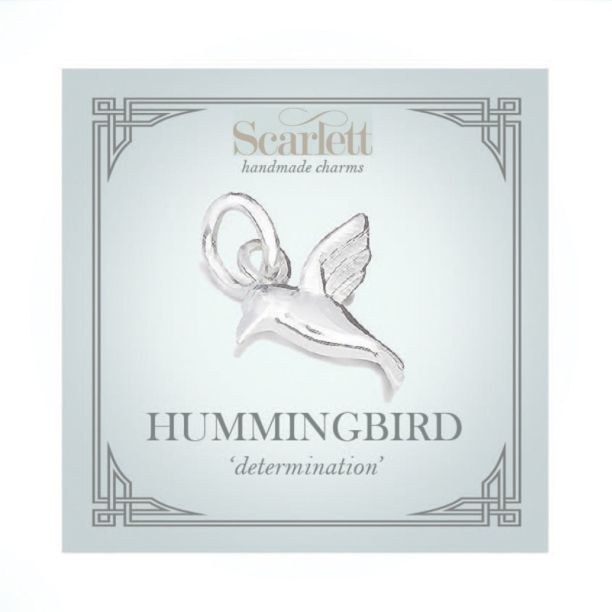 Hummingbird Silver Charm Bracelet from Scarlett Jewellery UK