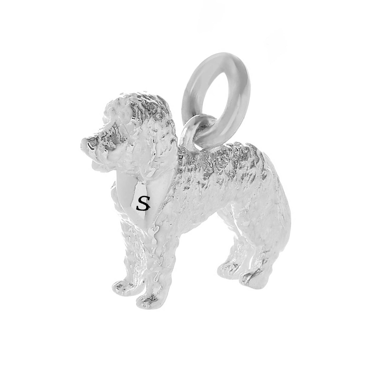 Labradoodle Silver Dog Charm – Scarlett Jewellery