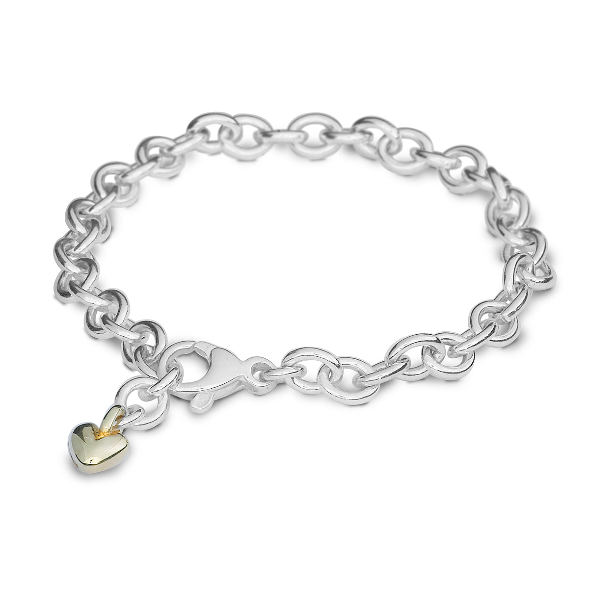 Mini Lifetime fully adjustable solid silver charm bracelet for collecting charms Scarlett Jewellery