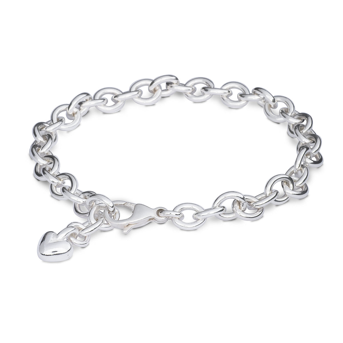 Mini Lifetime fully adjustable solid silver charm bracelet for collecting charms Scarlett Jewellery
