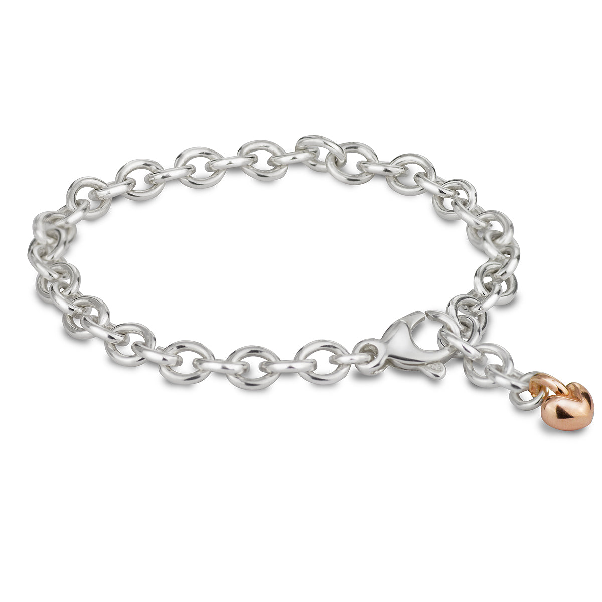 Mini Lifetime fully adjustable solid silver charm bracelet for collecting charms Scarlett Jewellery