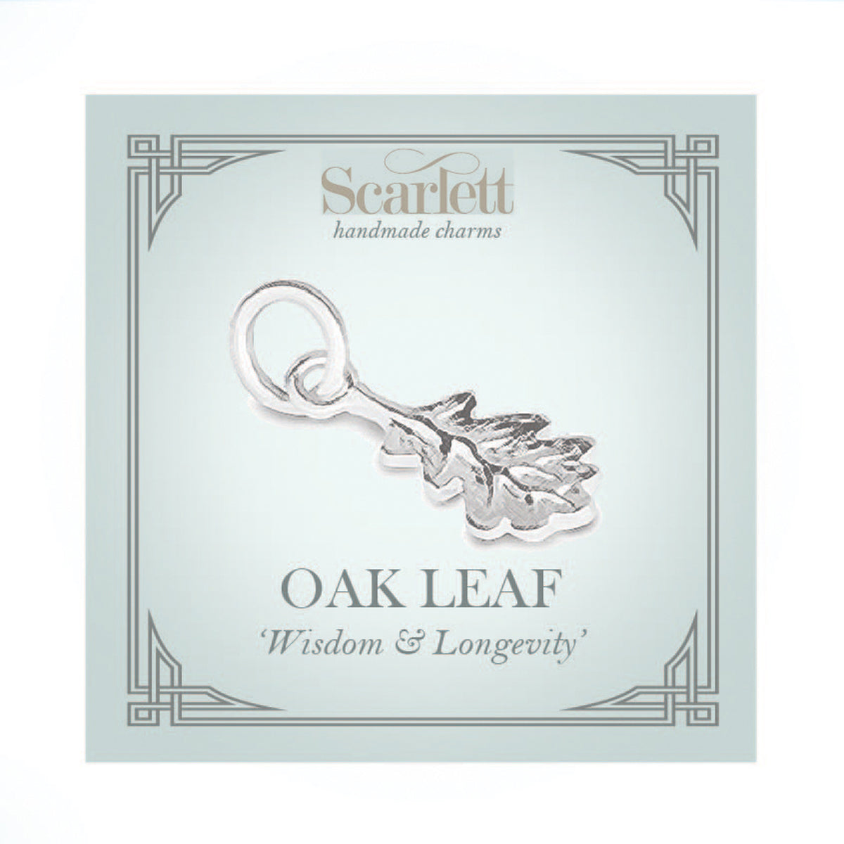 Oak Leaf Solid Gold Charm