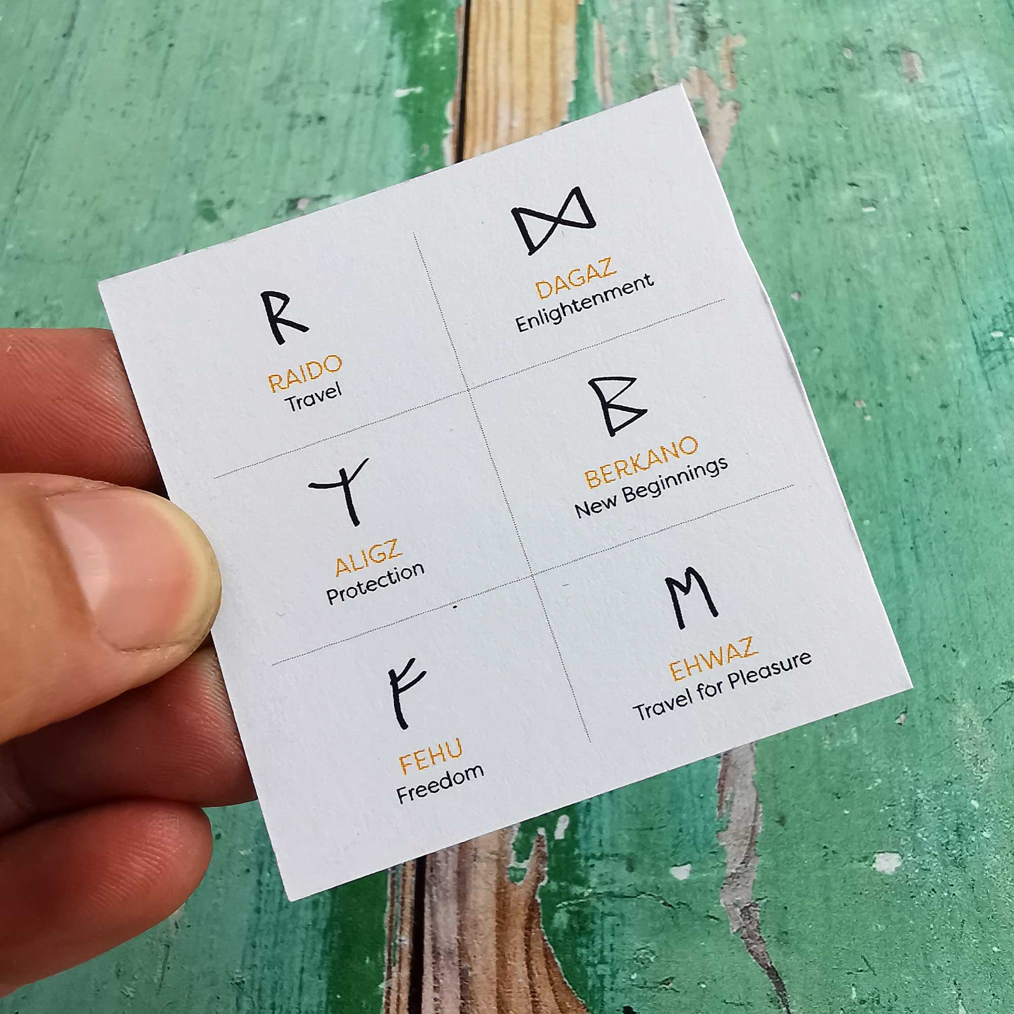 Travel Viking Rune Personalised Silver Necklace - Man's Rune Pendant ...