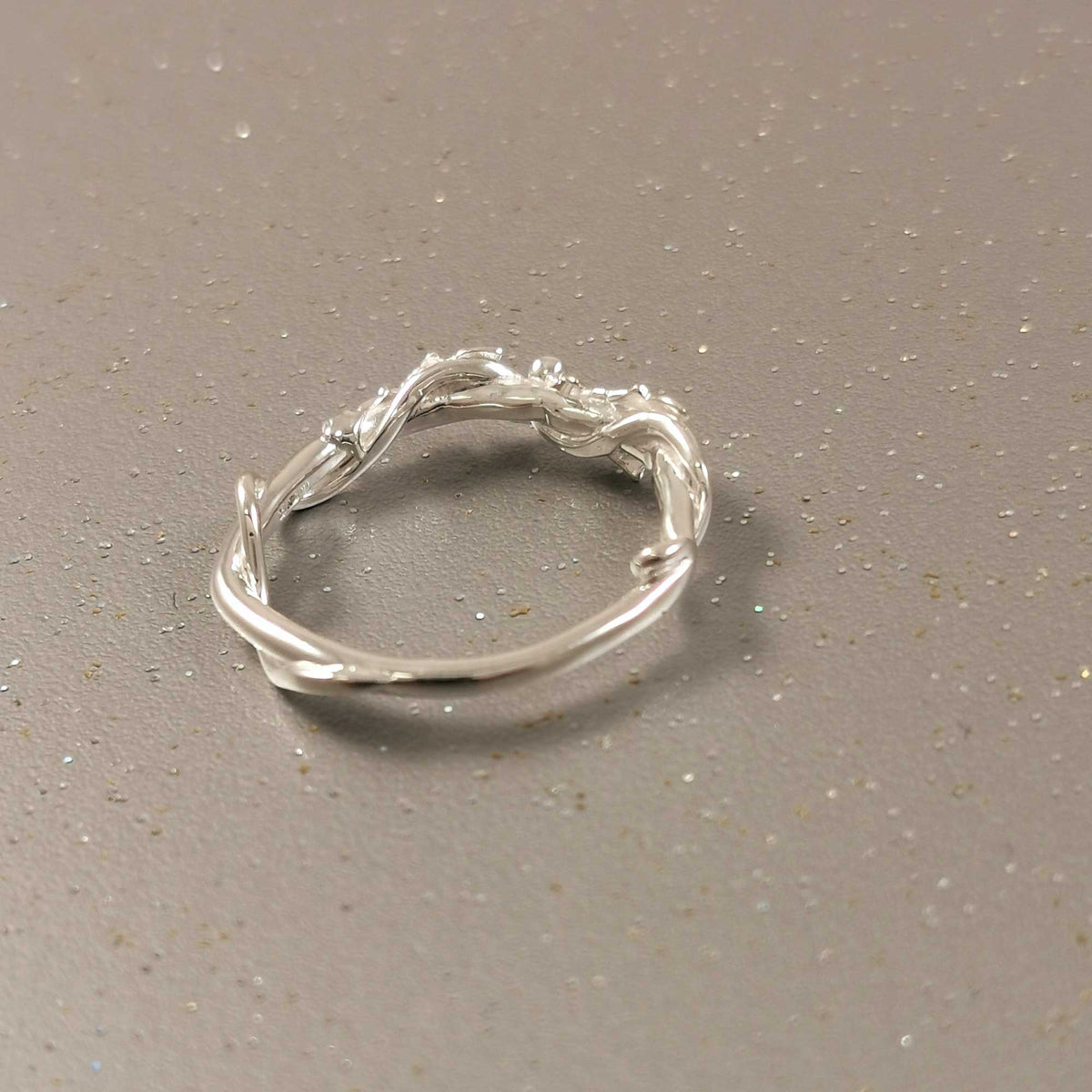 Olive Leaf Silver Ring