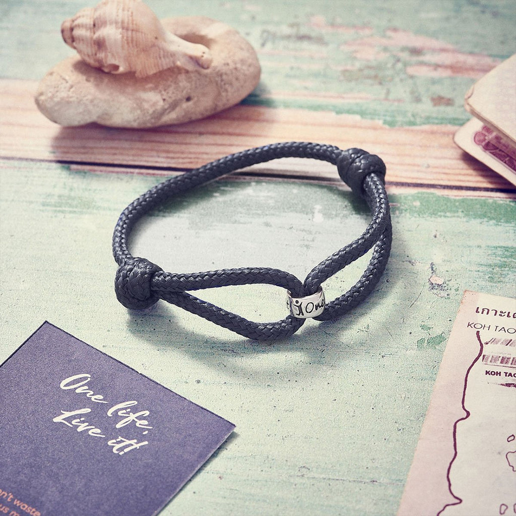 One cord outlet bracelet