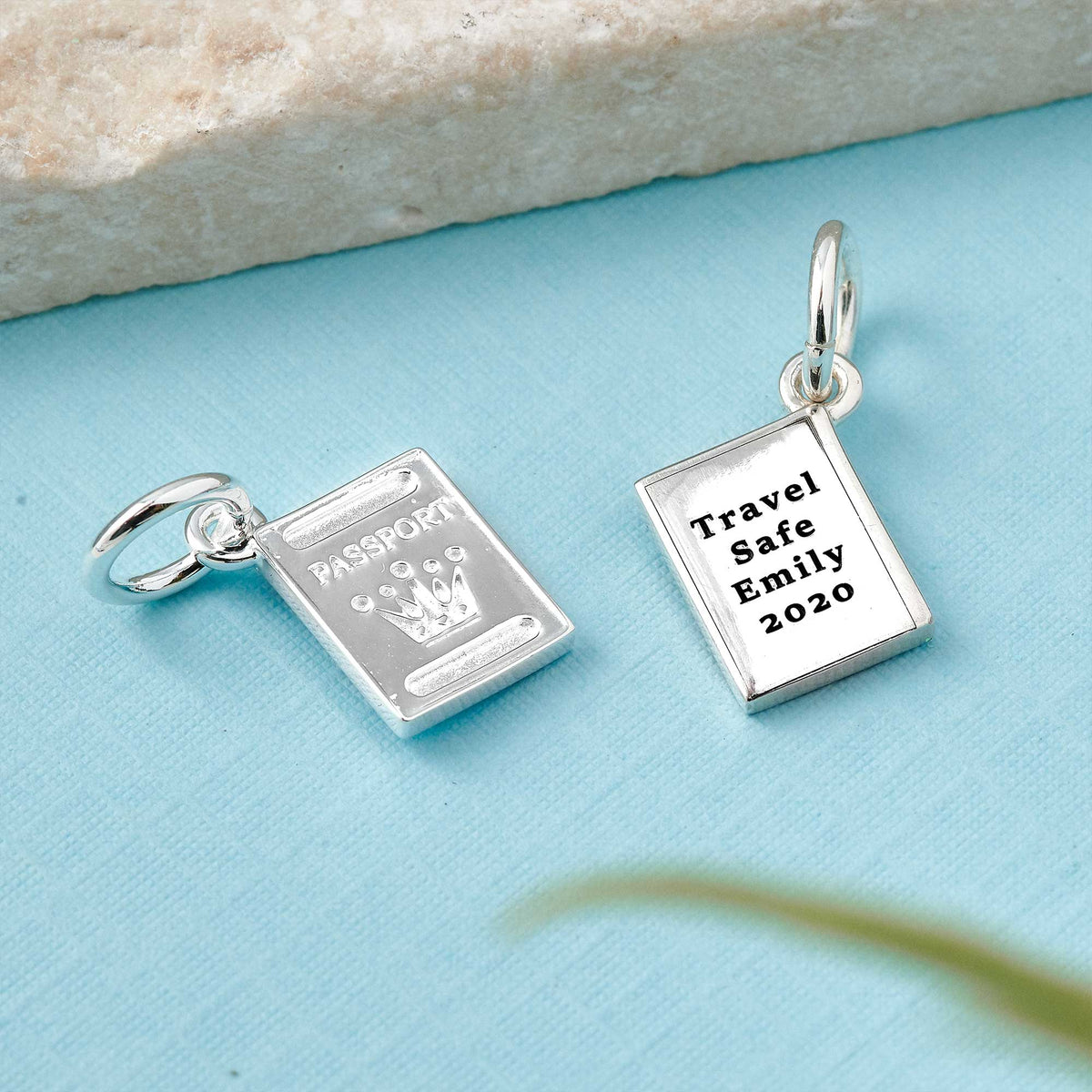 always stay safe silver passport charm travel gift ideas for daughter granddaughter