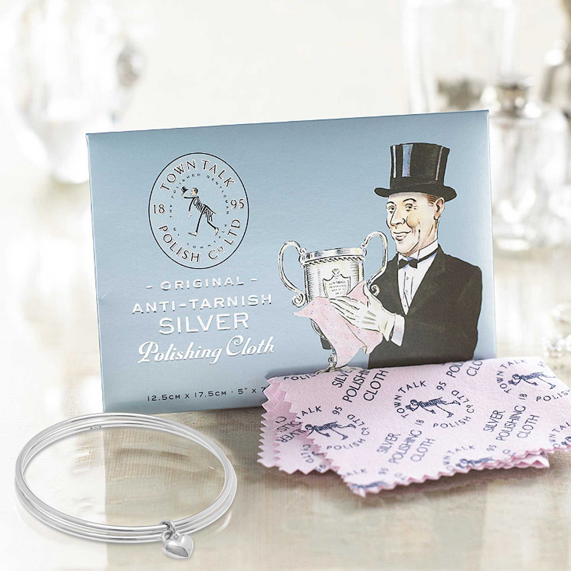Polishing Cloth from Town Talk with Scarlett Jewellery Bangle