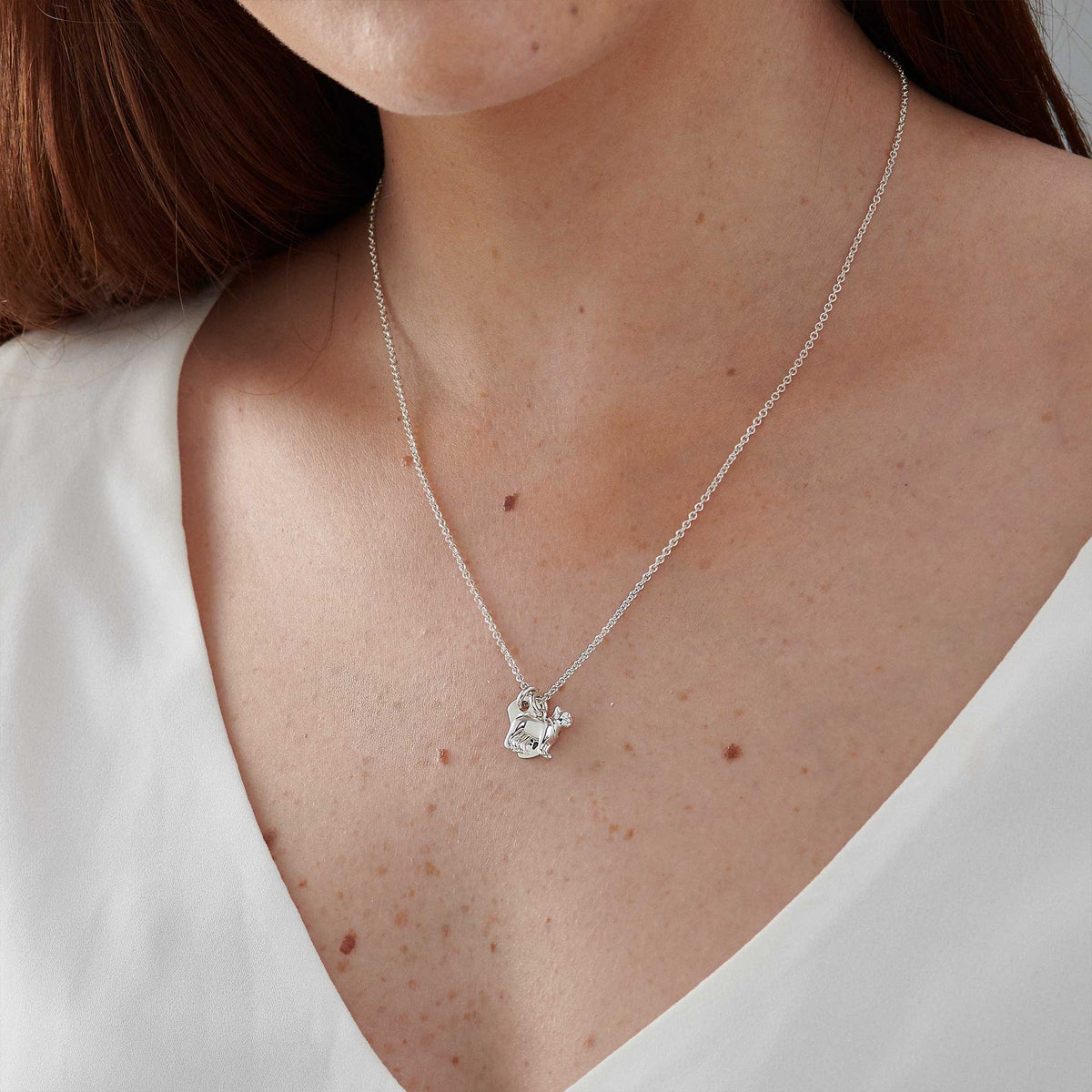 pug silver personalised necklace scarlett jewellery