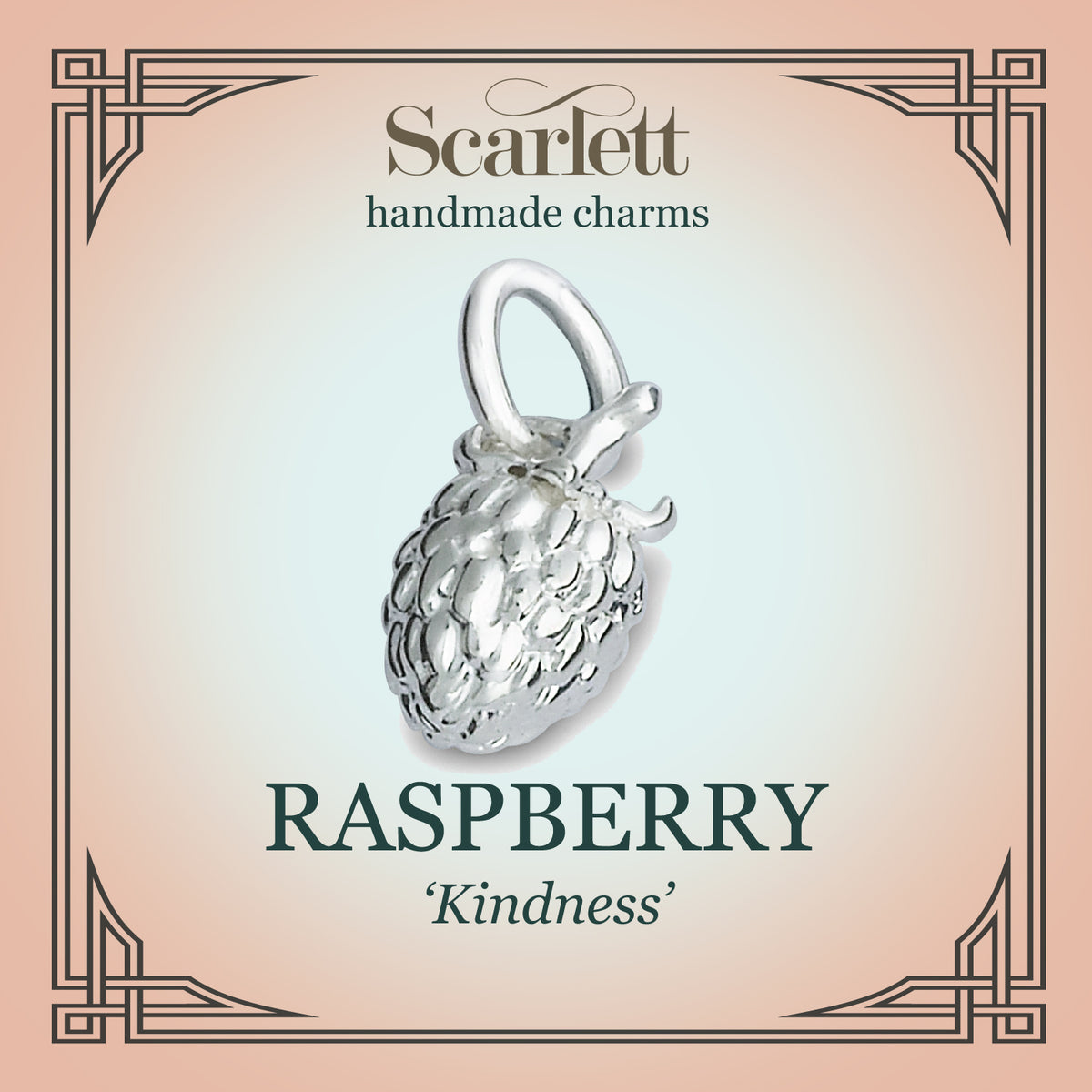 raspberry fruit silver charm meaning symbolising kindness links of london style charms