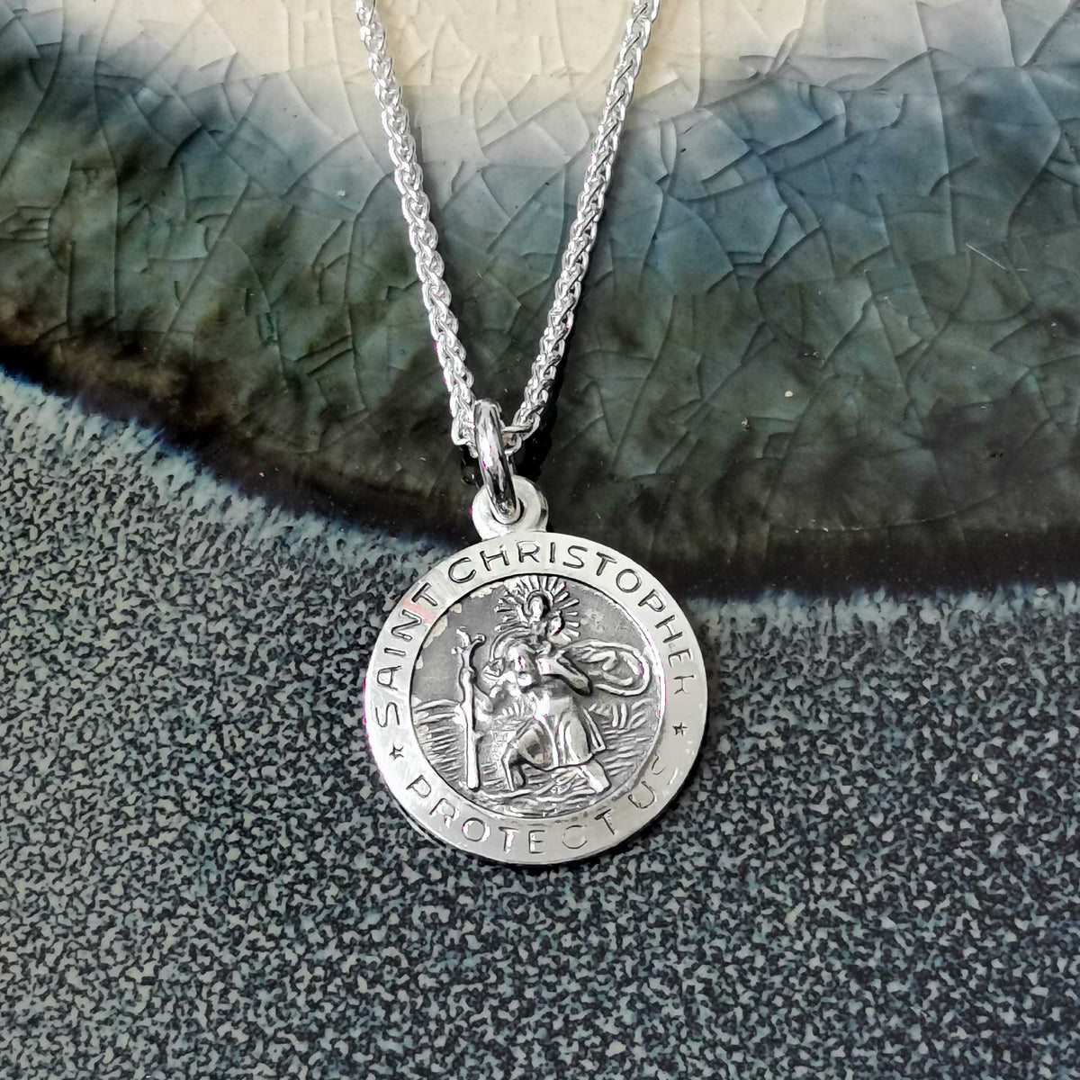 small saint christopher necklace