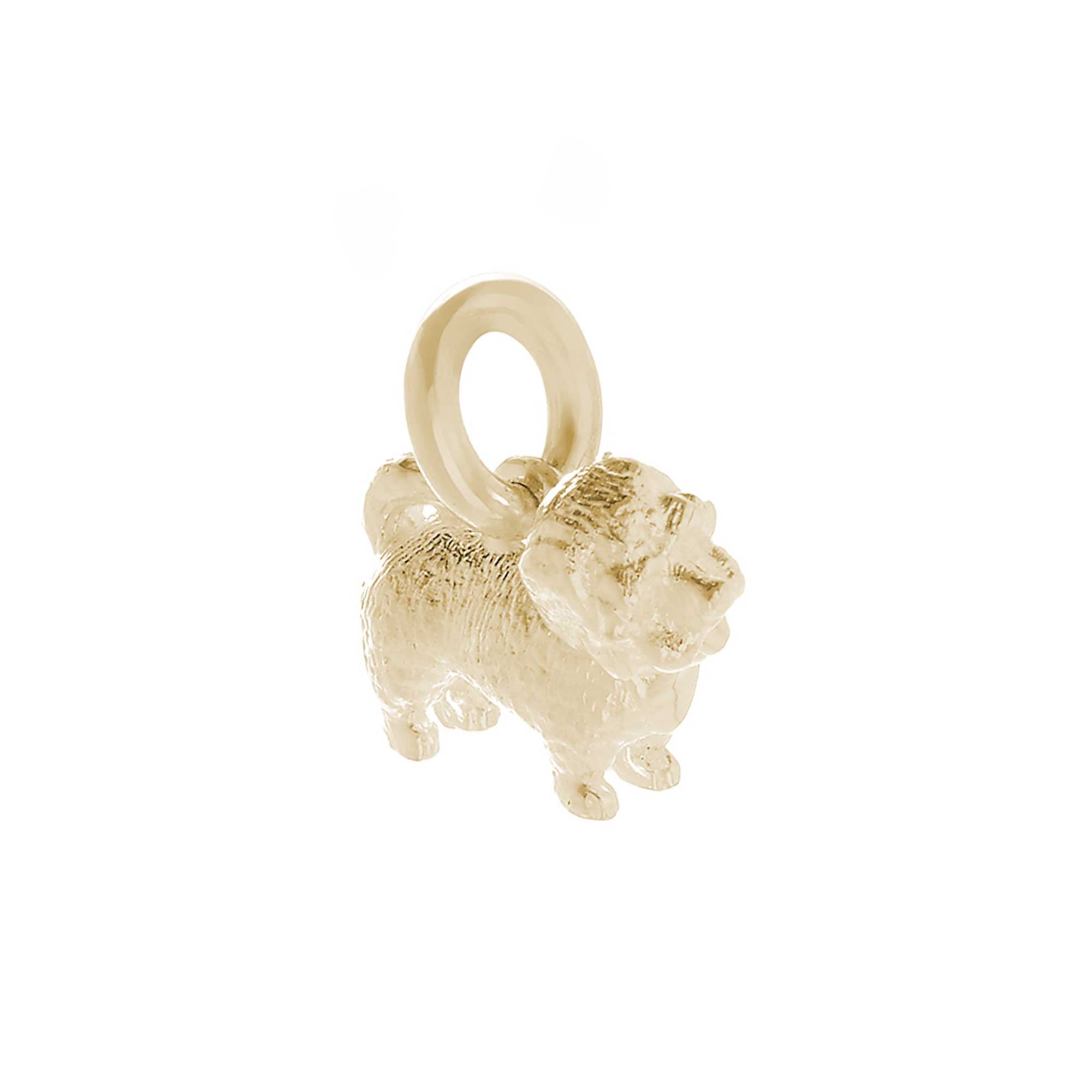 solid 9ct gold  shih tzu dog charm scarlett jewellery