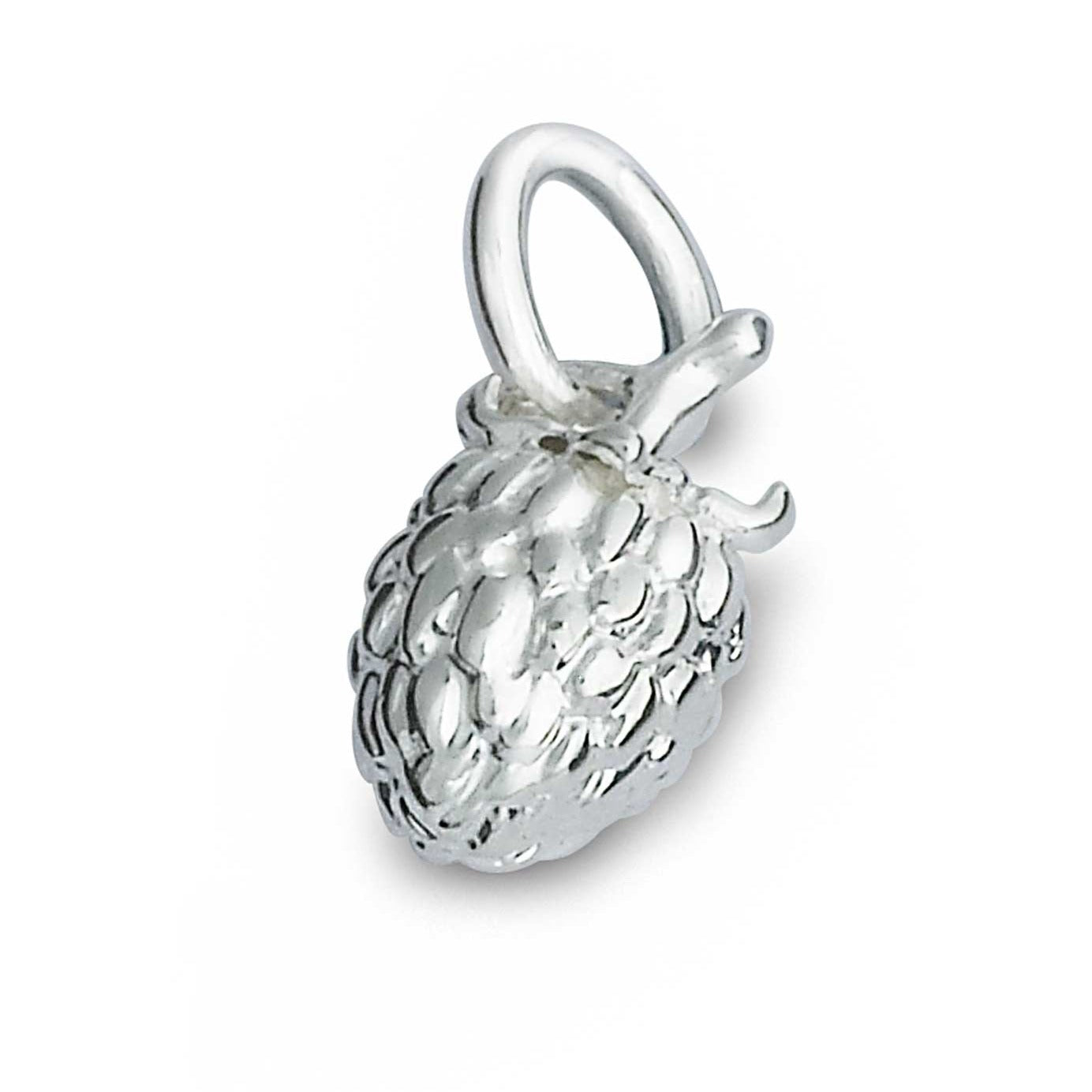 Raspberry Silver Charm - Nature Inspired Jewellery – Scarlett Jewellery