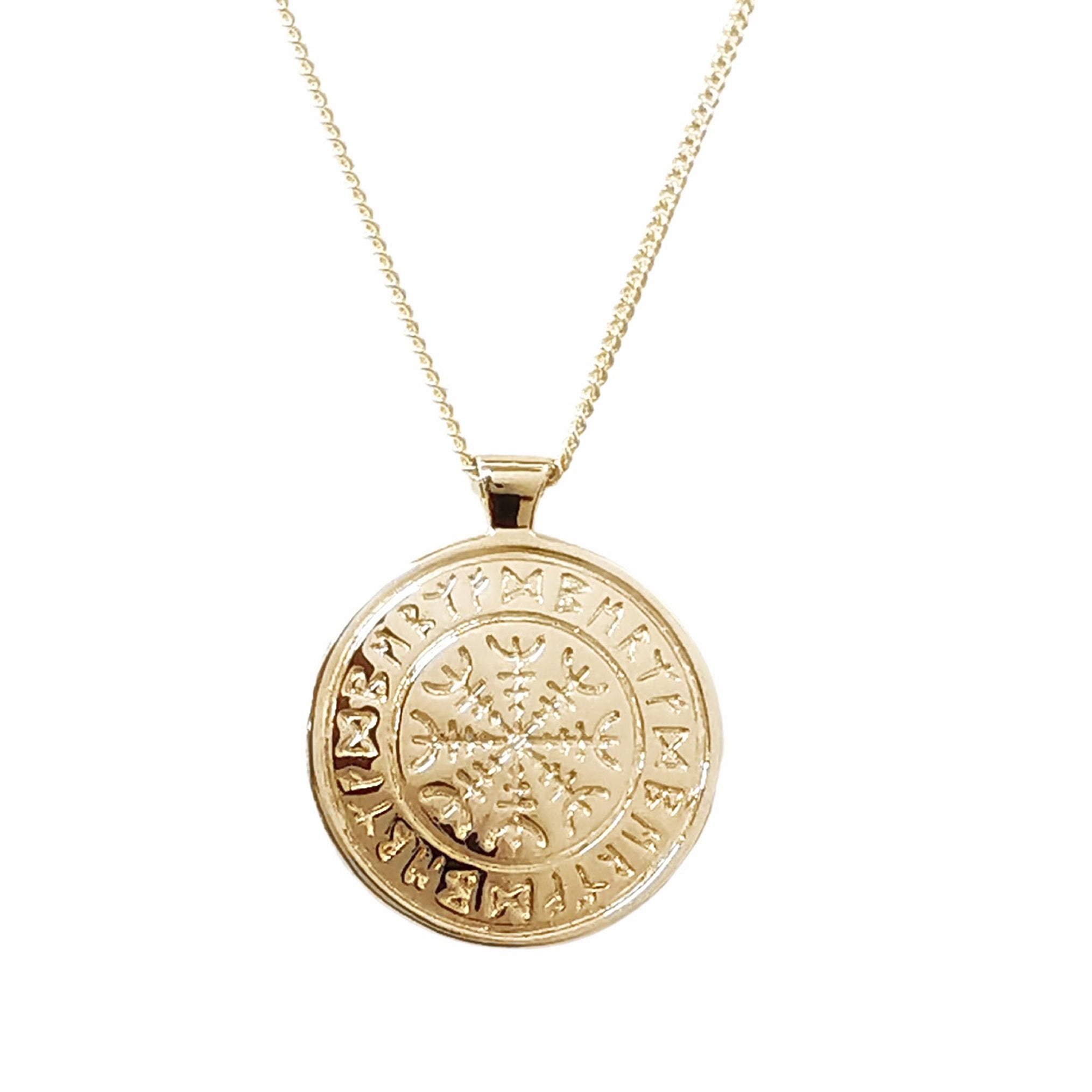 Chains Inscriped With Runes Travel Viking Rune Personalised Silver Necklace - Man's Rune Pendant ...