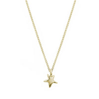Solid Gold Stardust Pendant by Scarlett Jewellery