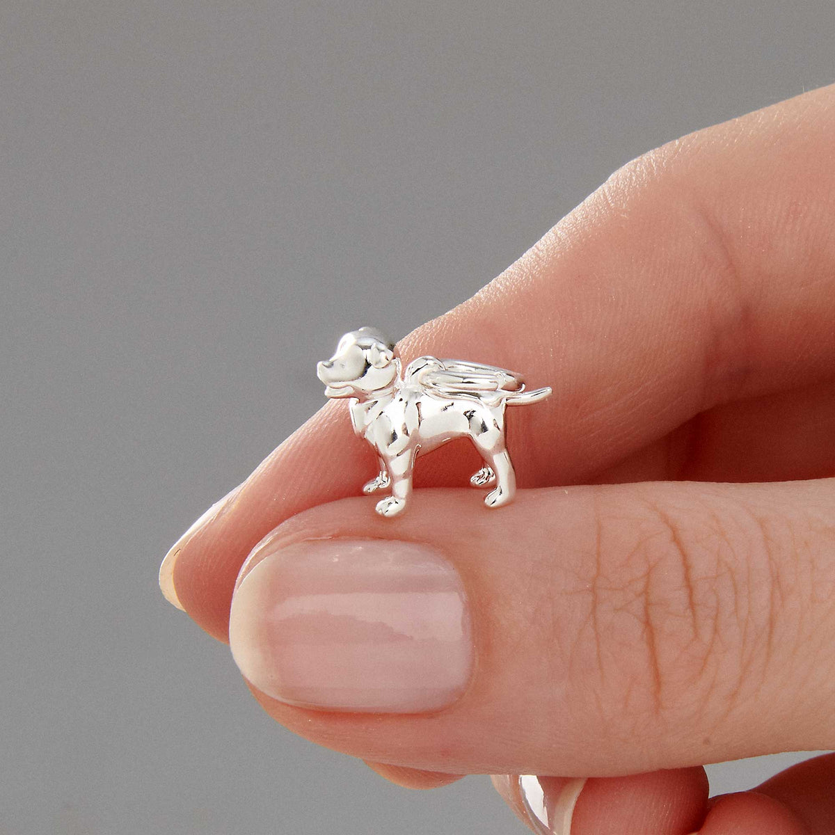 Staffordshire Bull Terrier Staffy dog breed solid sterling silver dog charm for bracelet Scarlett Jewellery Ltd