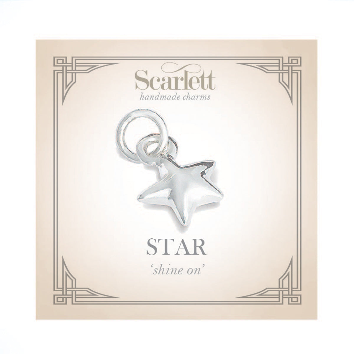 Star Silver Charm For Charm Bracelets Pandora &amp; Traditional