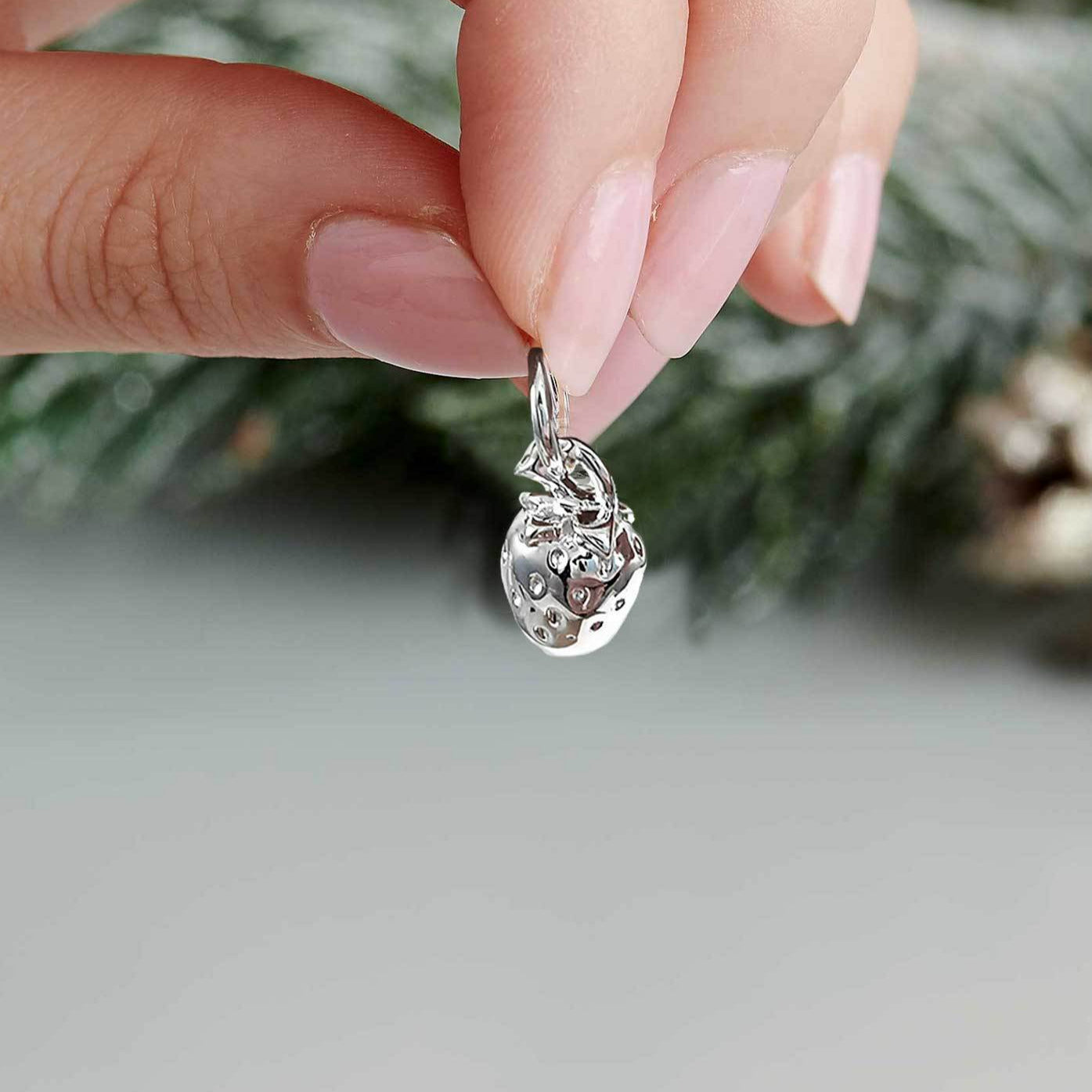 strawberry fruit silver bracelet charm pendant necklace links of london