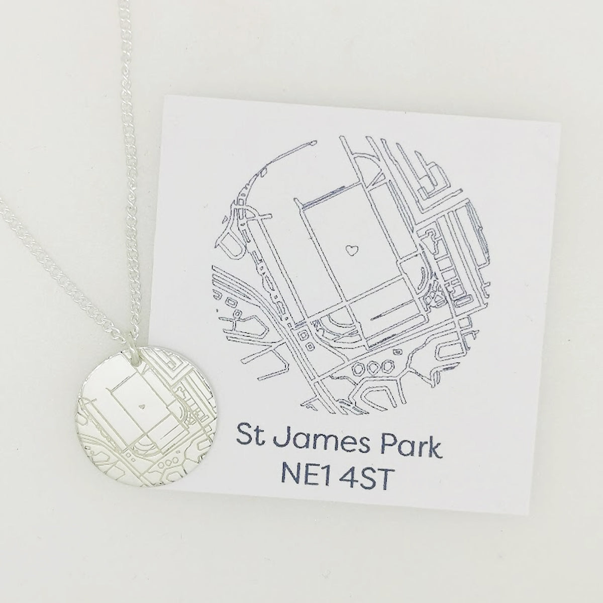 custom street map silver necklace solid silver off the map jewelery